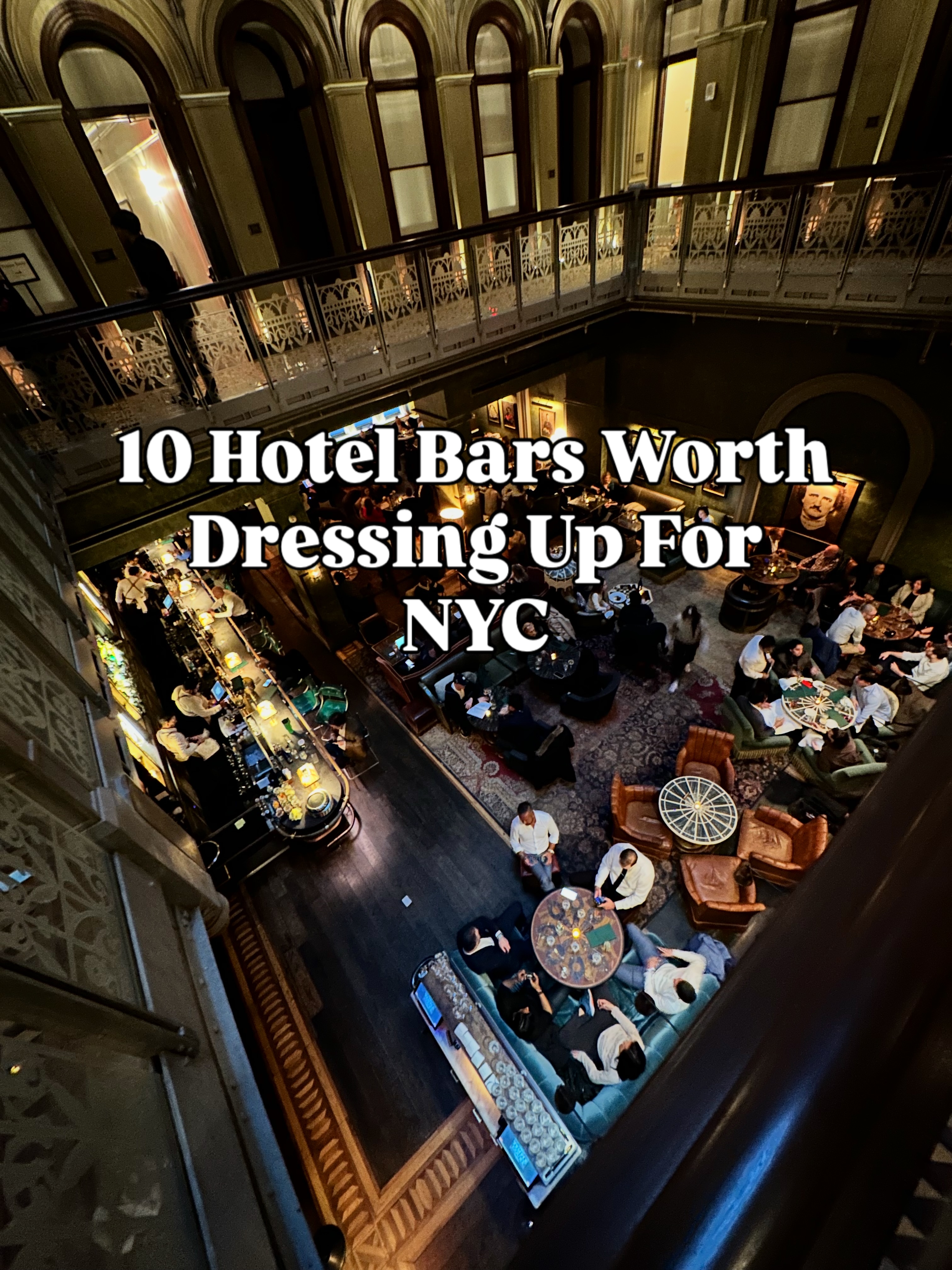NYC Hotel Bars With Unique Ambiance And Drinks