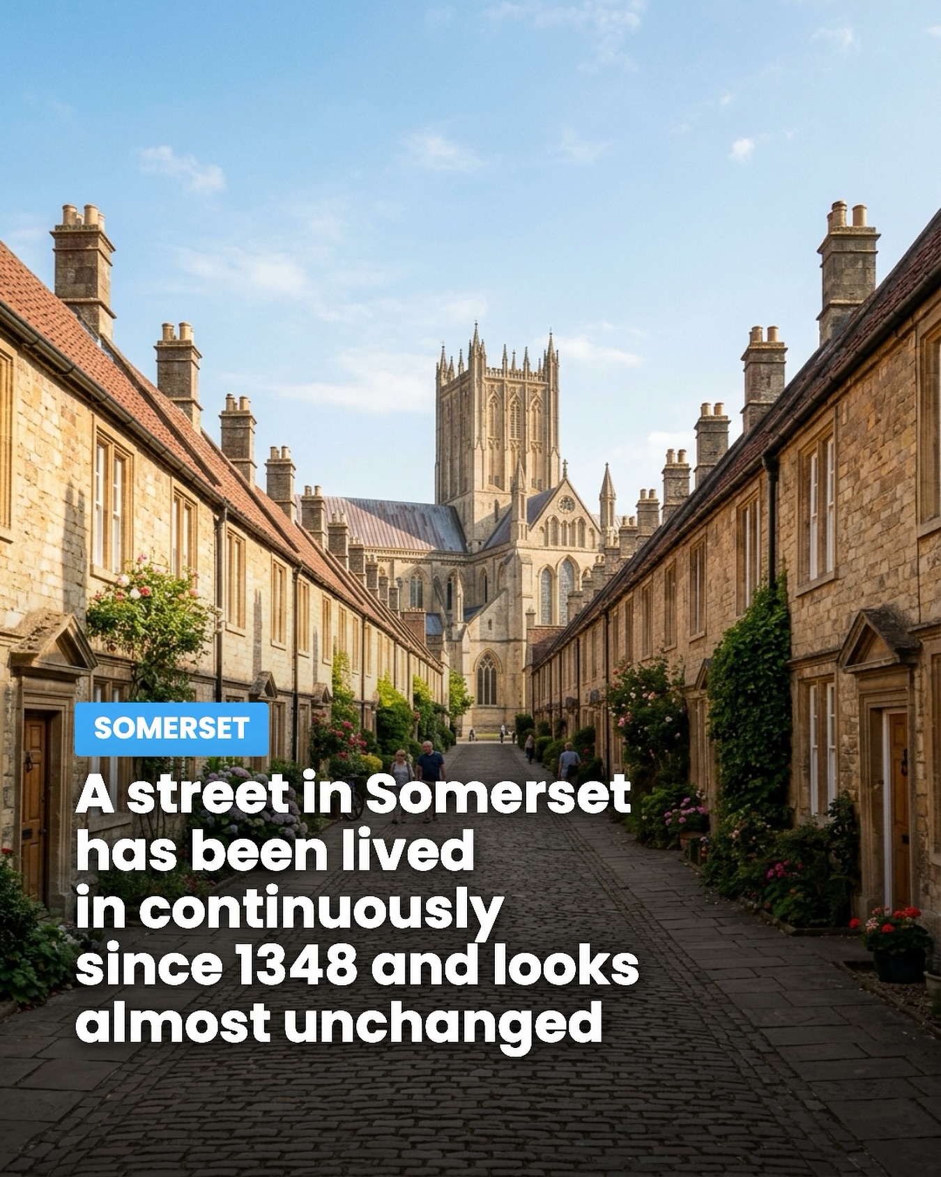 Wells Cathedral and Europe's Oldest Residential Street