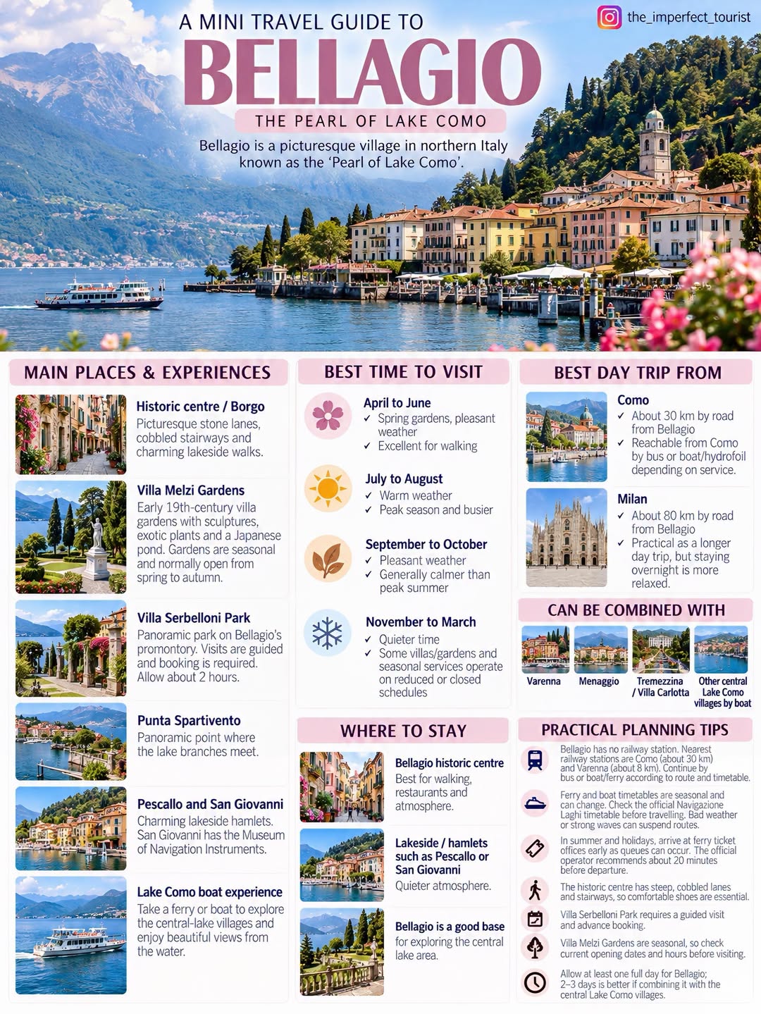 Bellagio Travel Guide: Lake Como's Most Charming Village