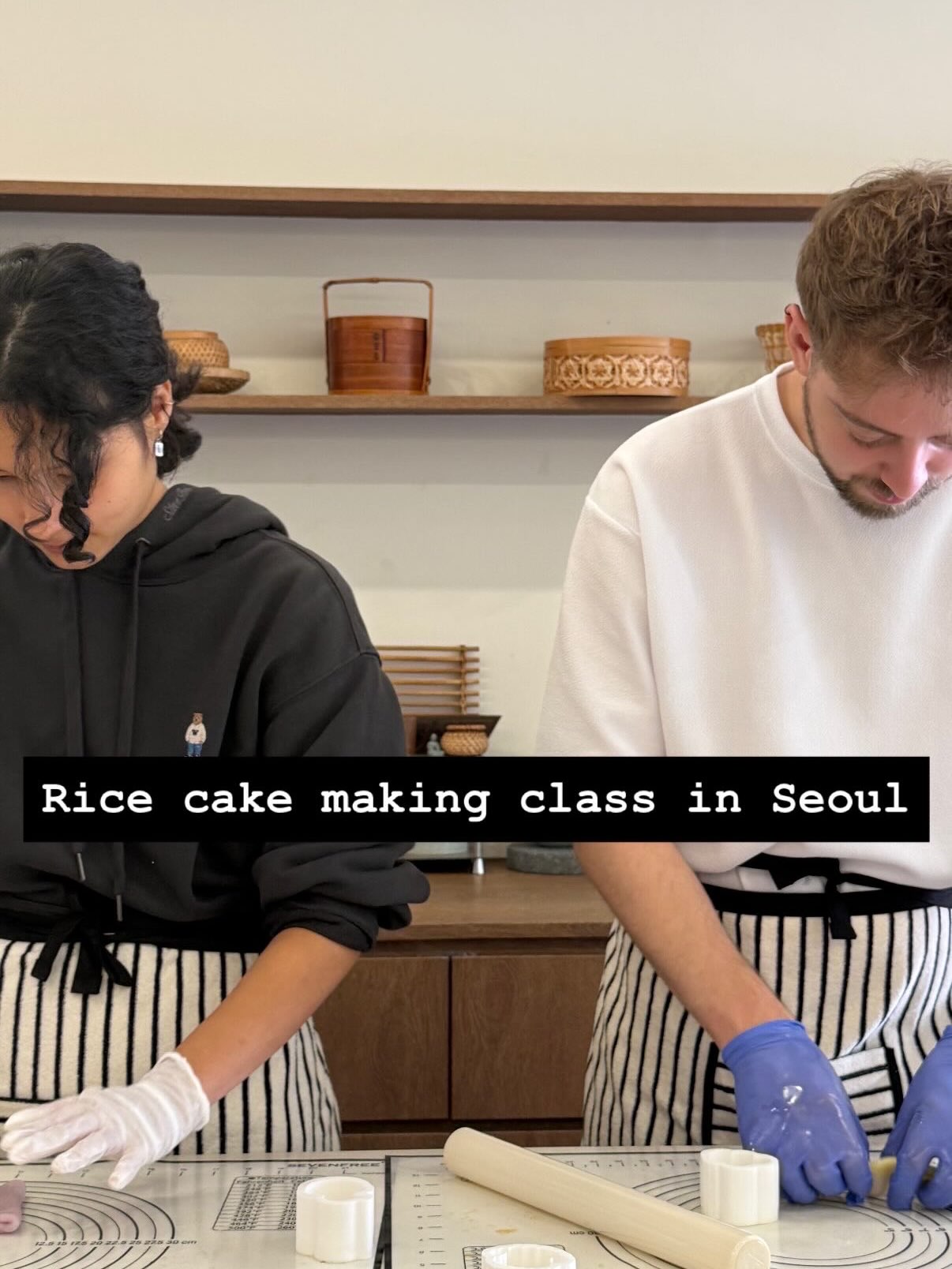 Korean Rice Cake Making Workshop for International Visitors