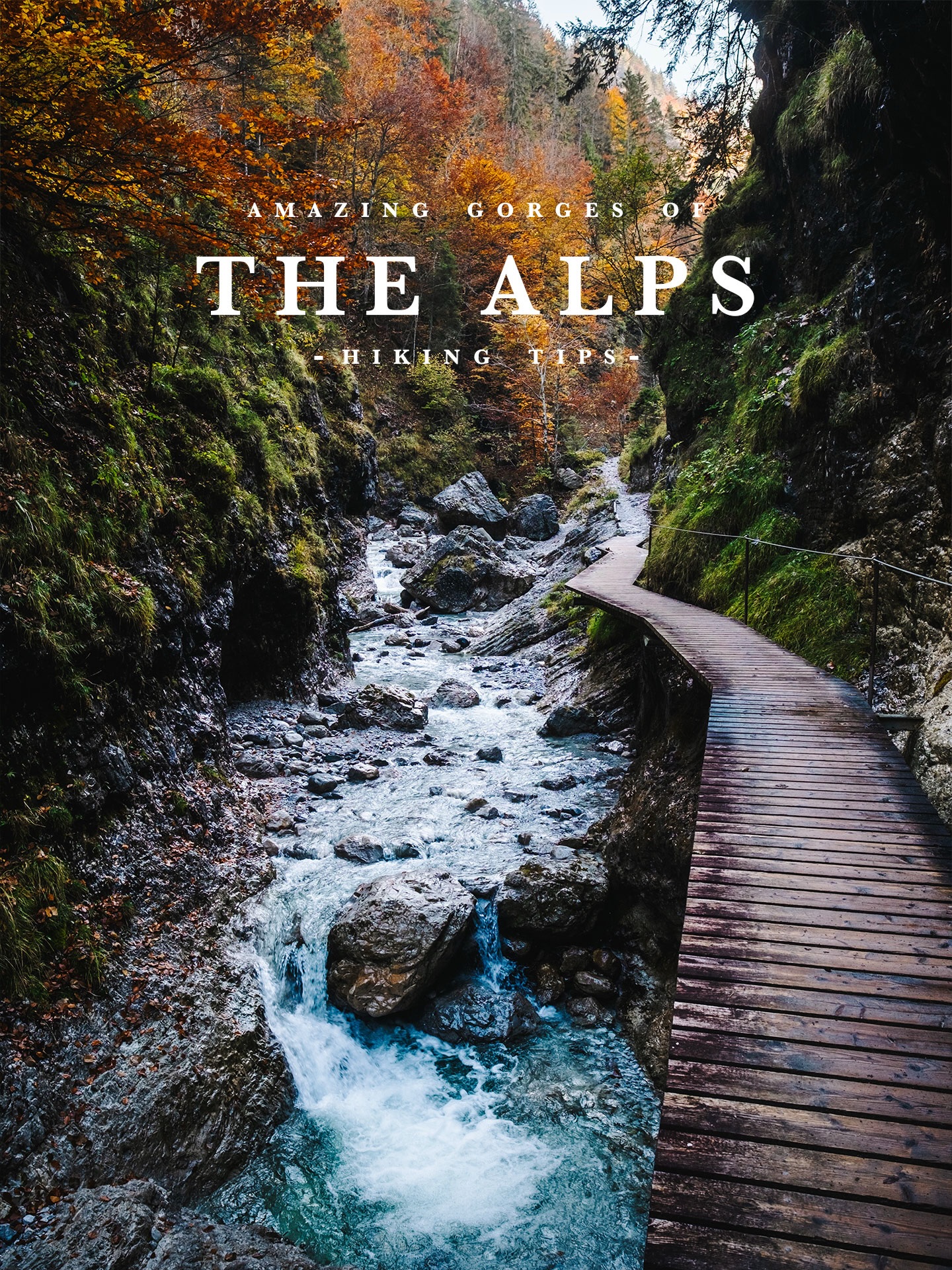 Alpine Gorges For Hiking In Moody Weather