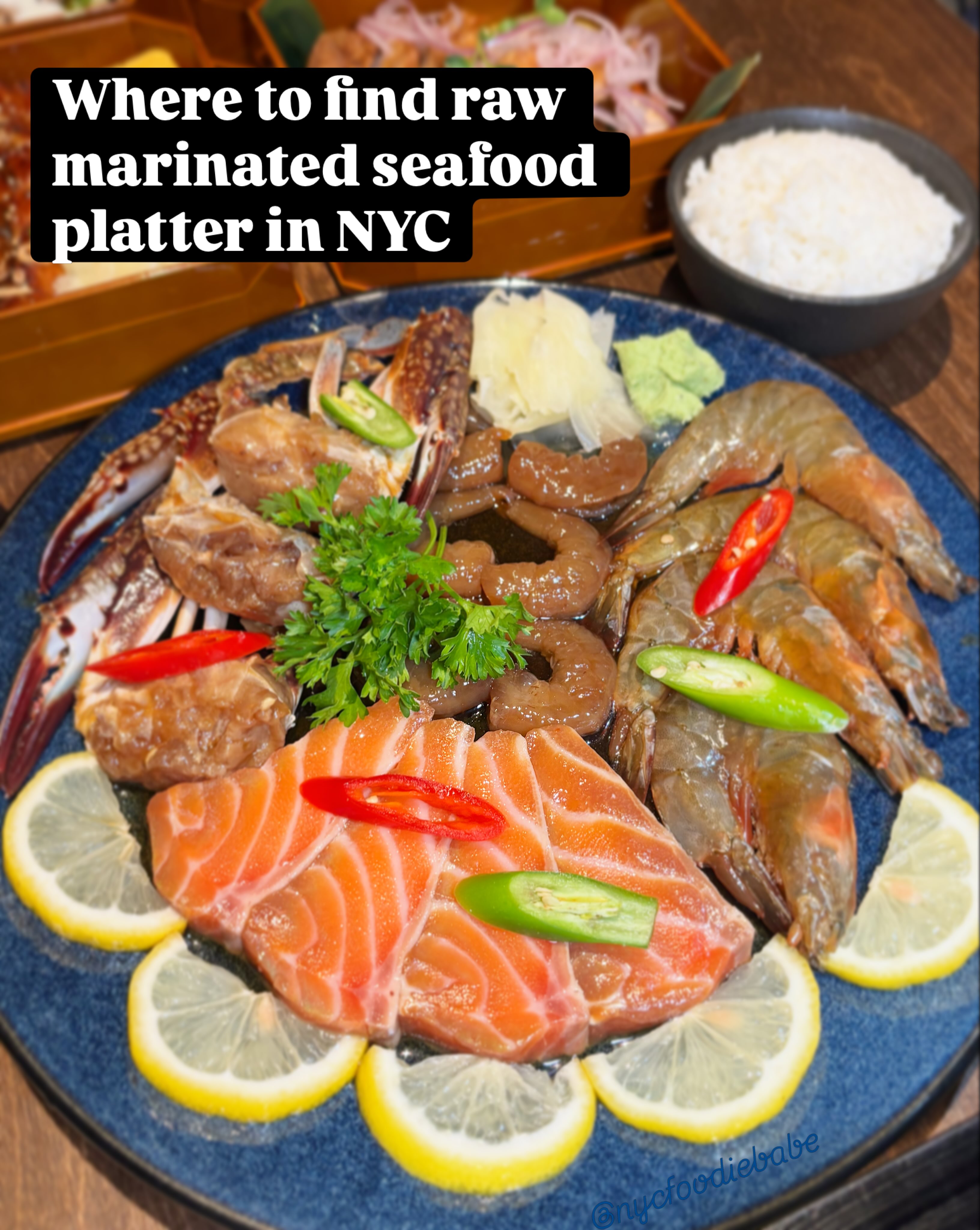 NYC Restaurant Features Popular Marinated Seafood Platter