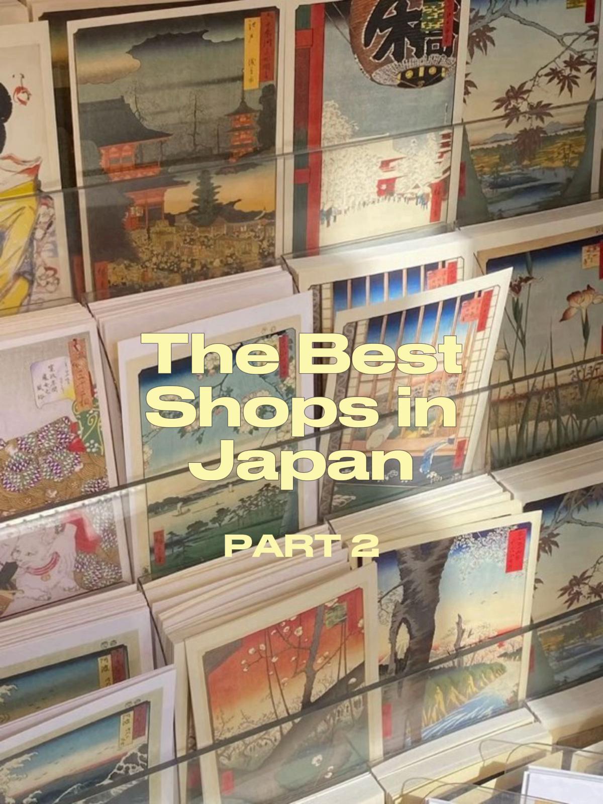 Explore Unique Japanese Goods At Select Shops