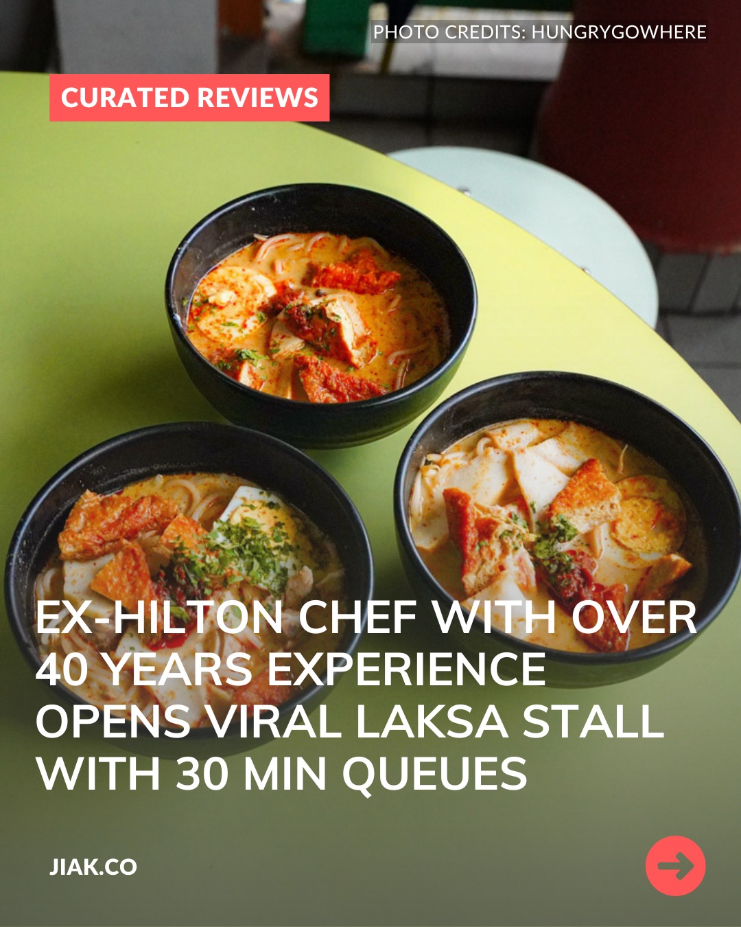 Ex-Hilton Chef's Laksa Draws Crowds in Chinatown