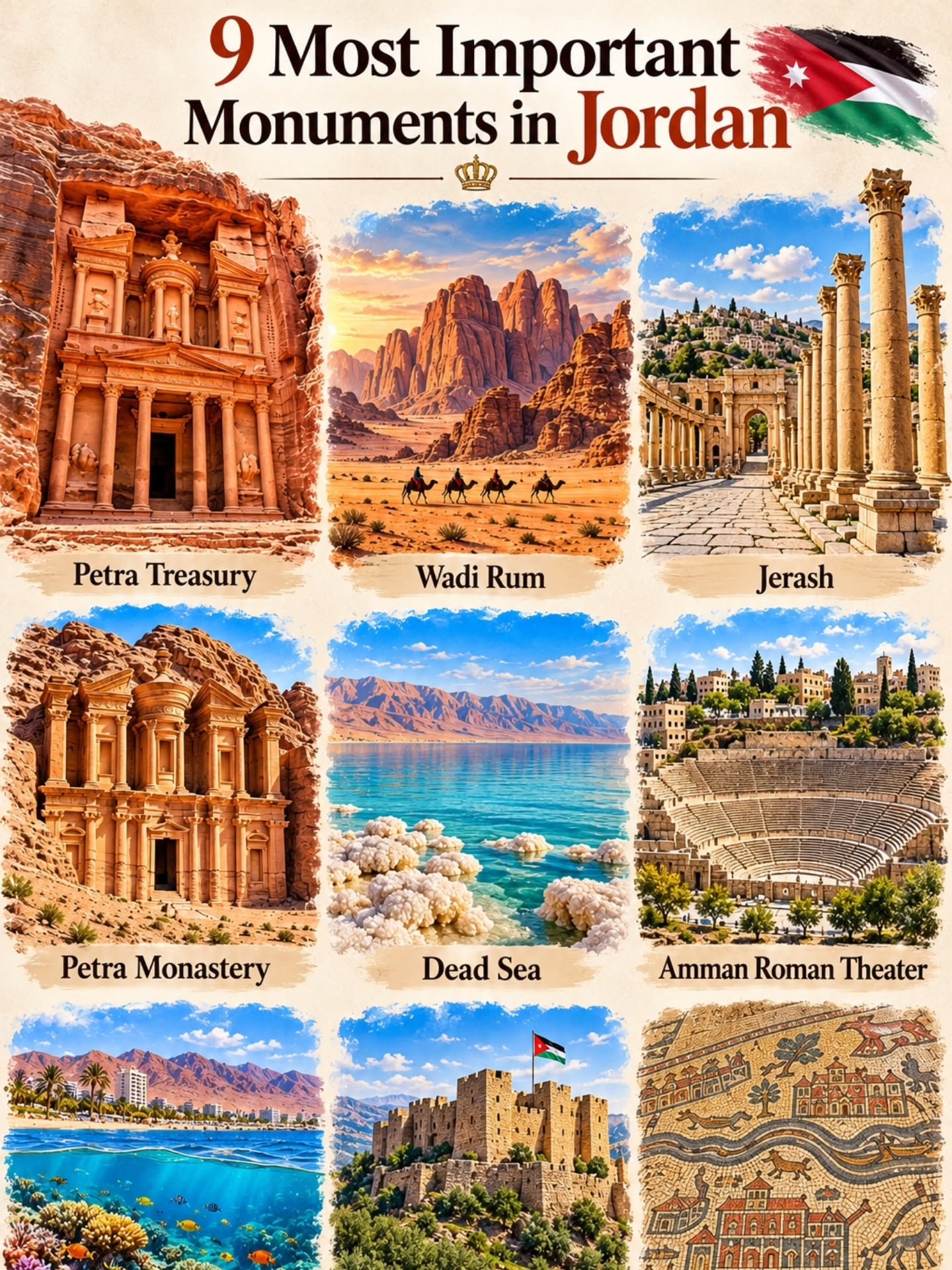 Jordan's Top Historical Sites and Natural Wonders