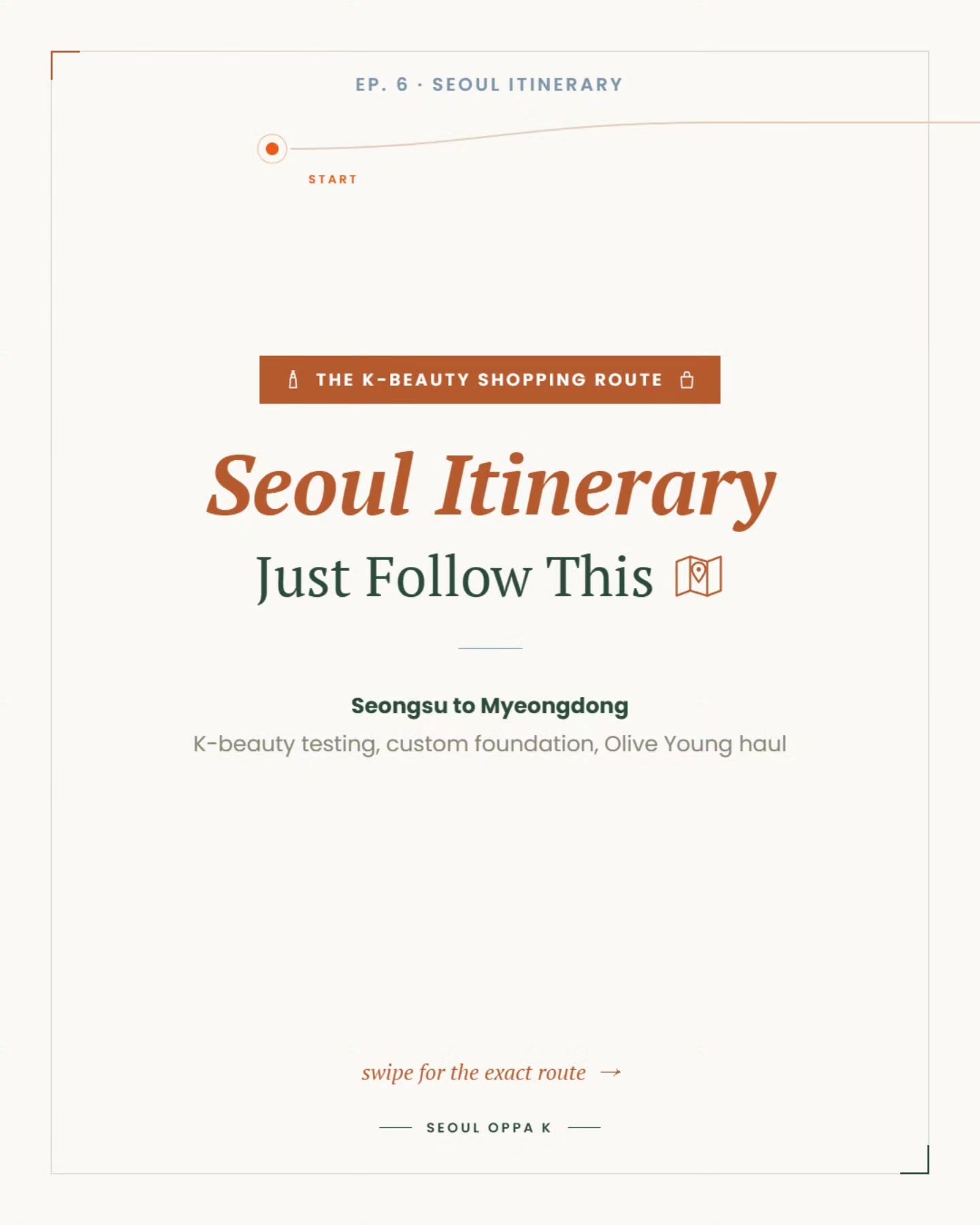 Seoul K-Beauty Shopping Itinerary: Seongsu to Myeongdong