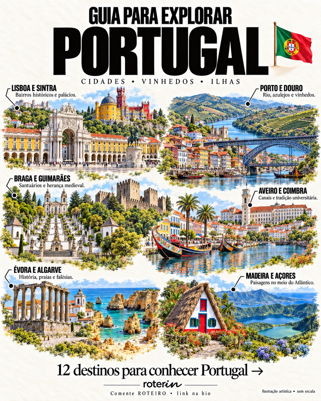 Explore Portugal's Diverse Cities, Vineyards, and Islands