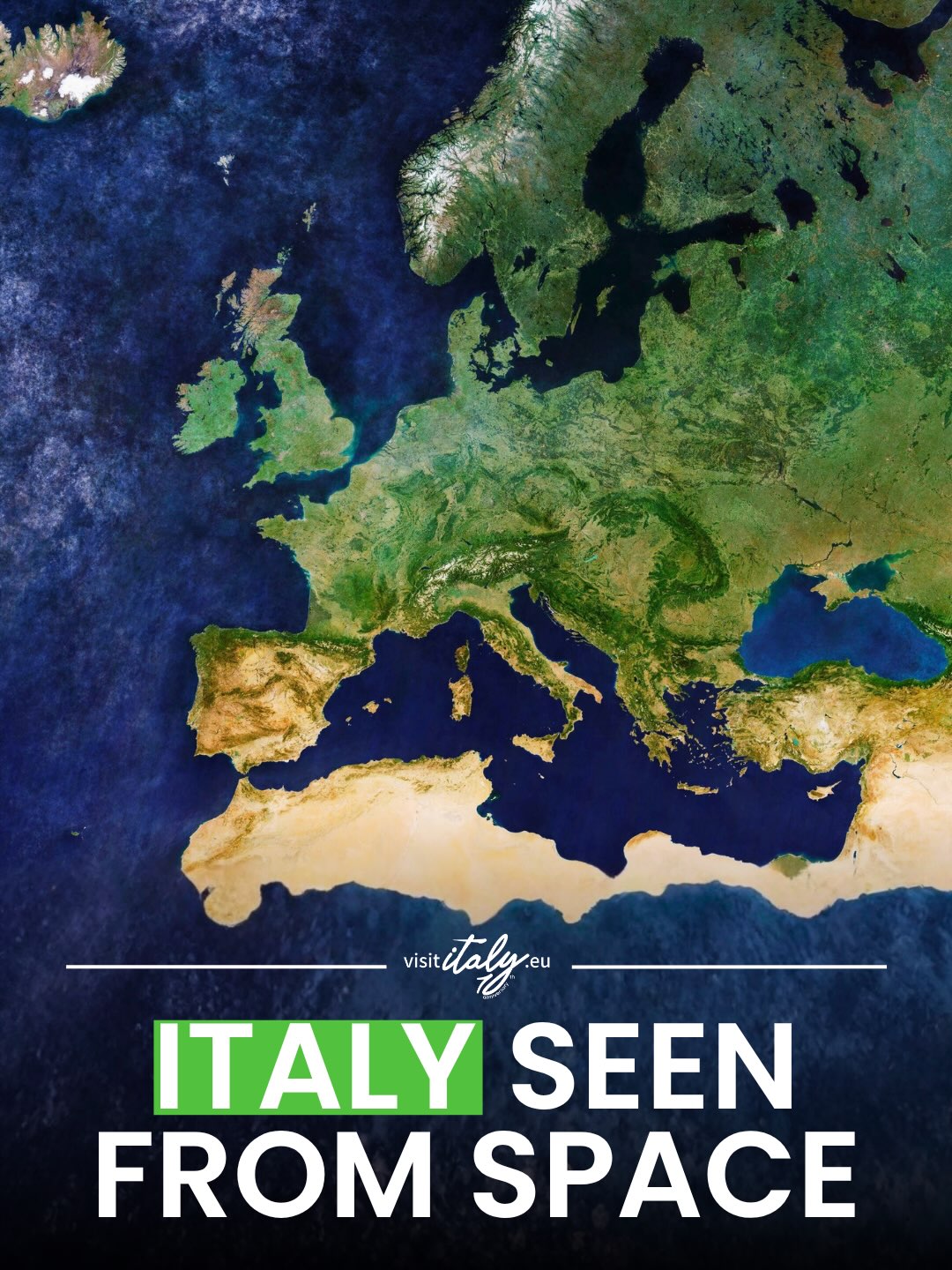 Diverse Italian Regions Seen From Above