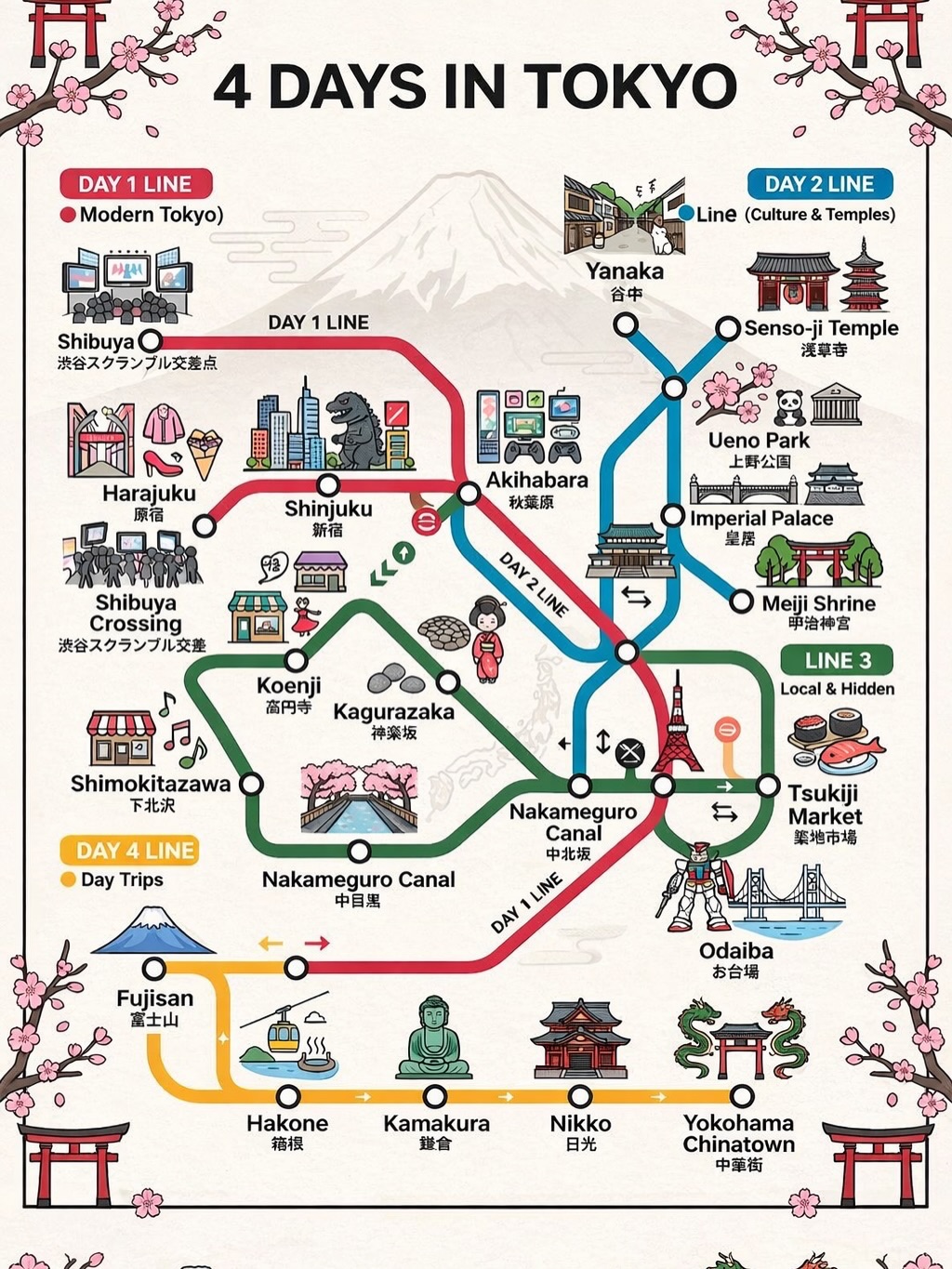 Japan Travel Planning App Highlights Tokyo Attractions