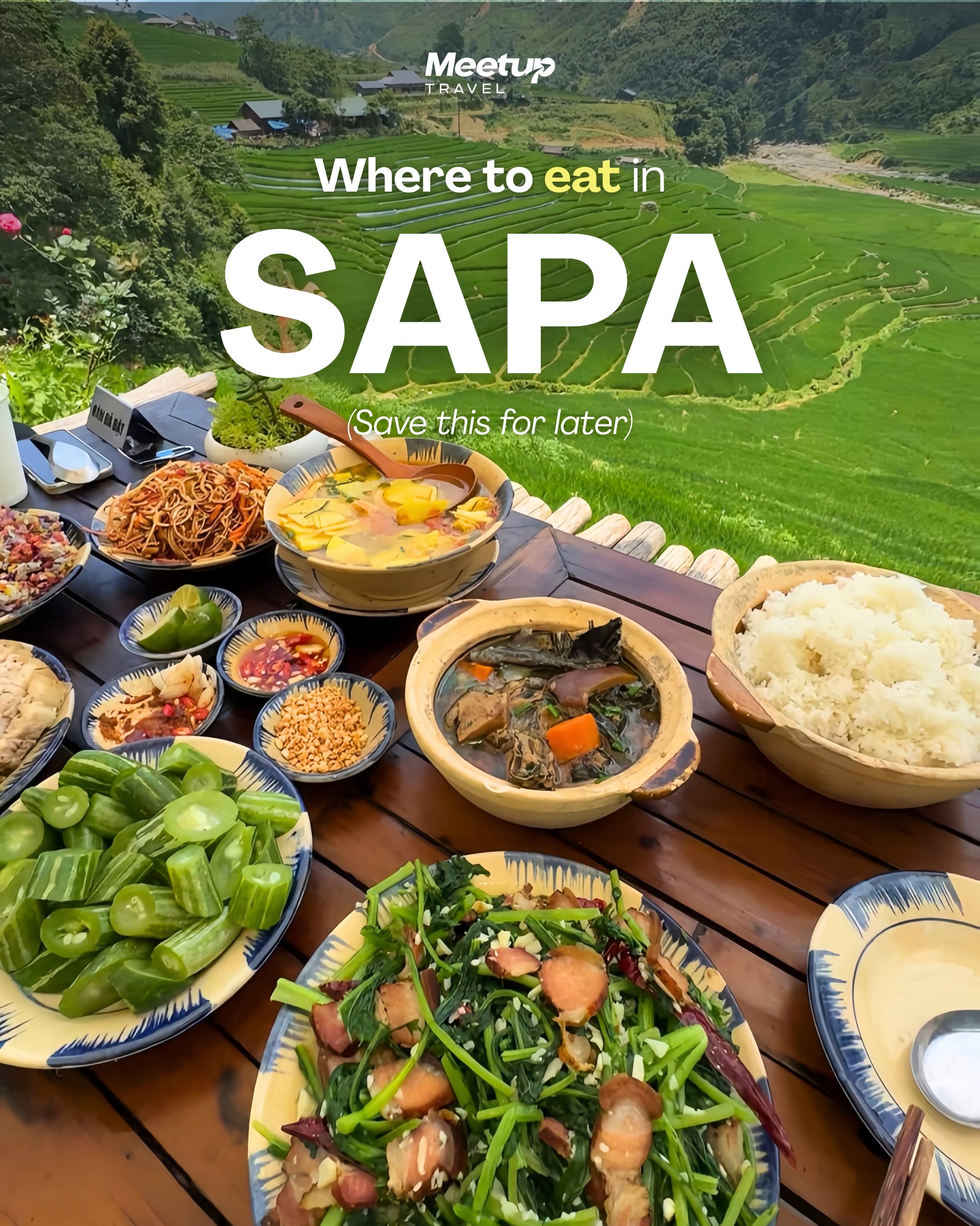 Sapa's Diverse Culinary Scene And Mountain Views