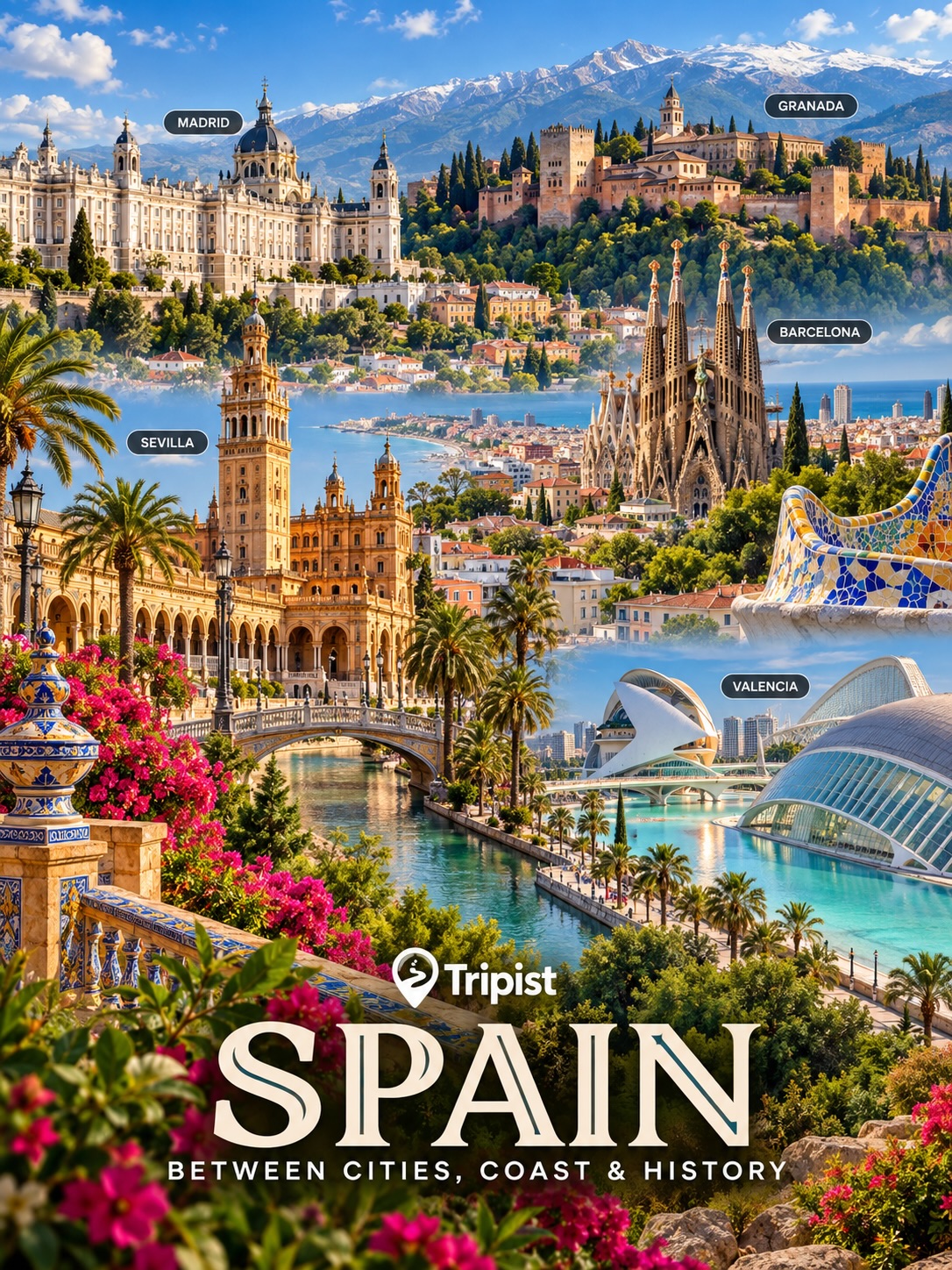Iconic Landmarks Across Spain And Rome