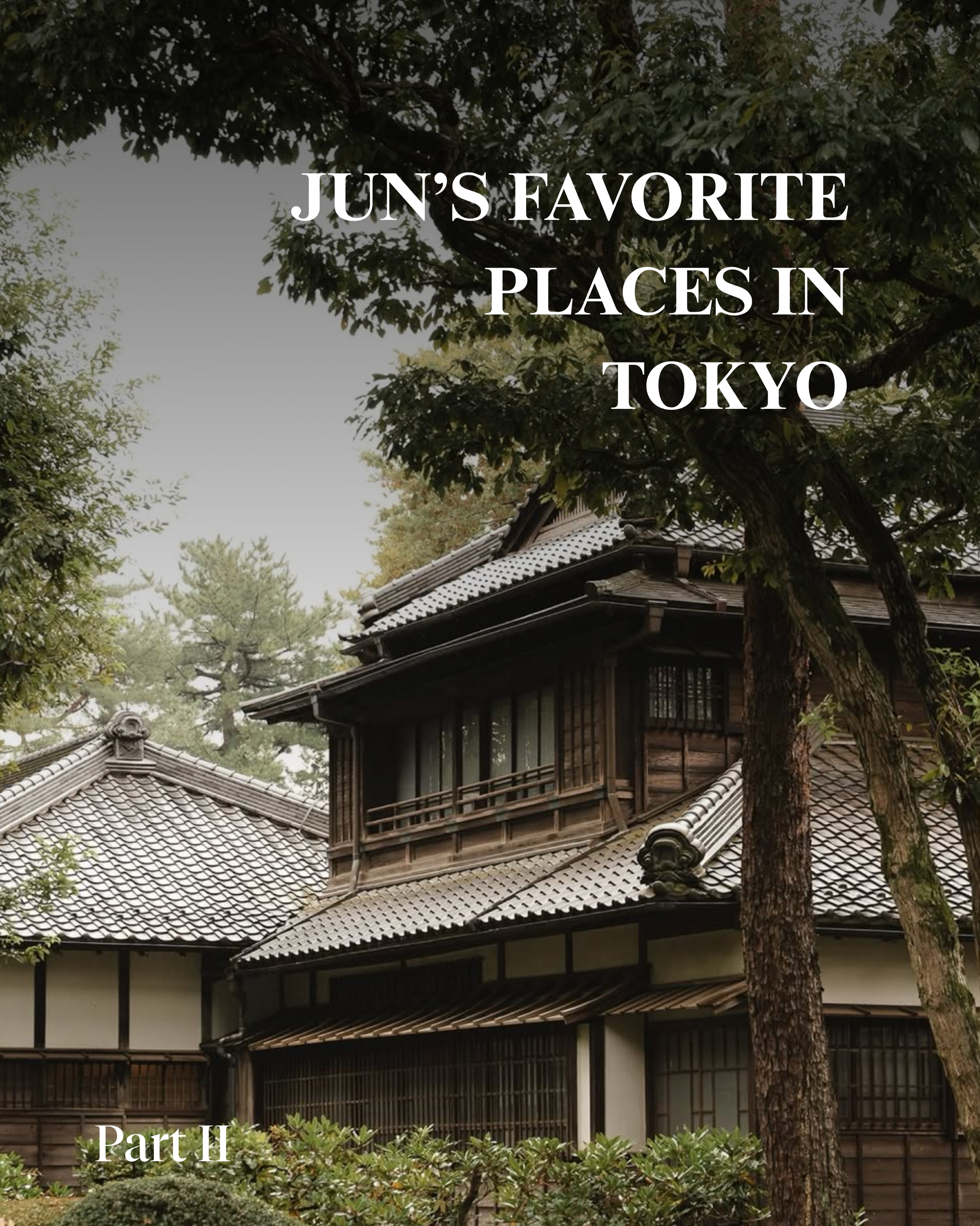 Jun's Beloved Tokyo Spots For A Cultural Escape