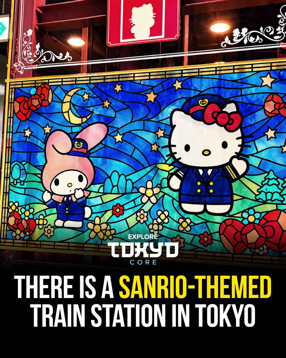 Sanrio Characters Adorn Tokyo's Keio-Tama-Center Station
