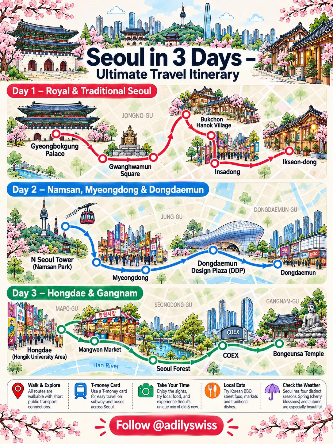 Seoul's Royal Heritage, Modern Buzz, and Local Flavors