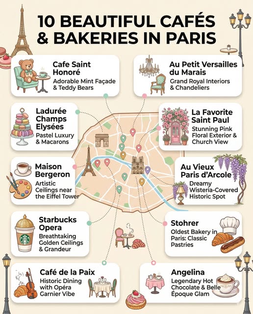 Paris's Most Enchanting Cafes and Bakeries