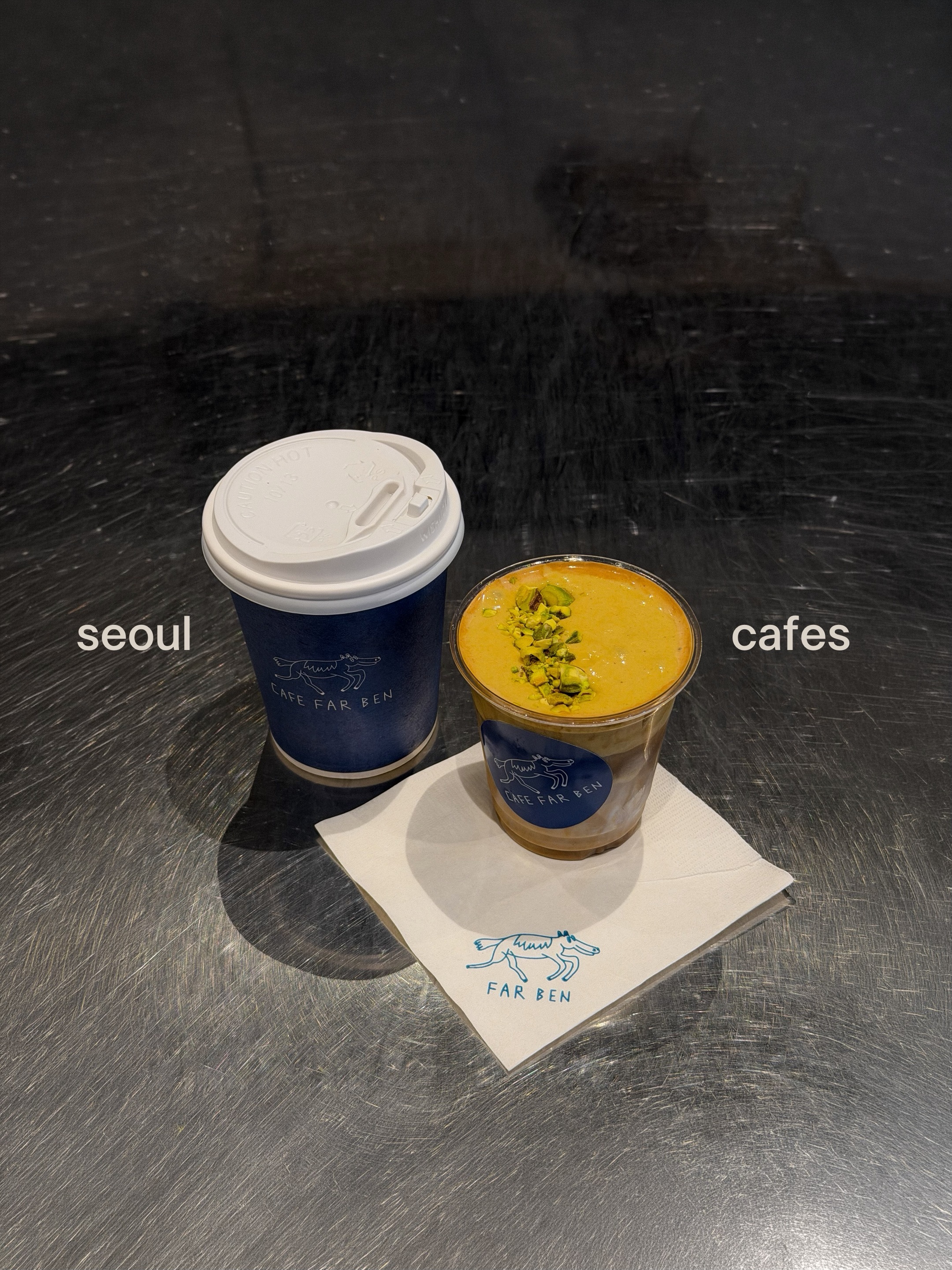 Seoul Cafe Hop: Pistachio Coffee & Salt Bread