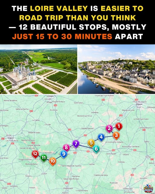 Loire Valley Road Trip To Chateaux