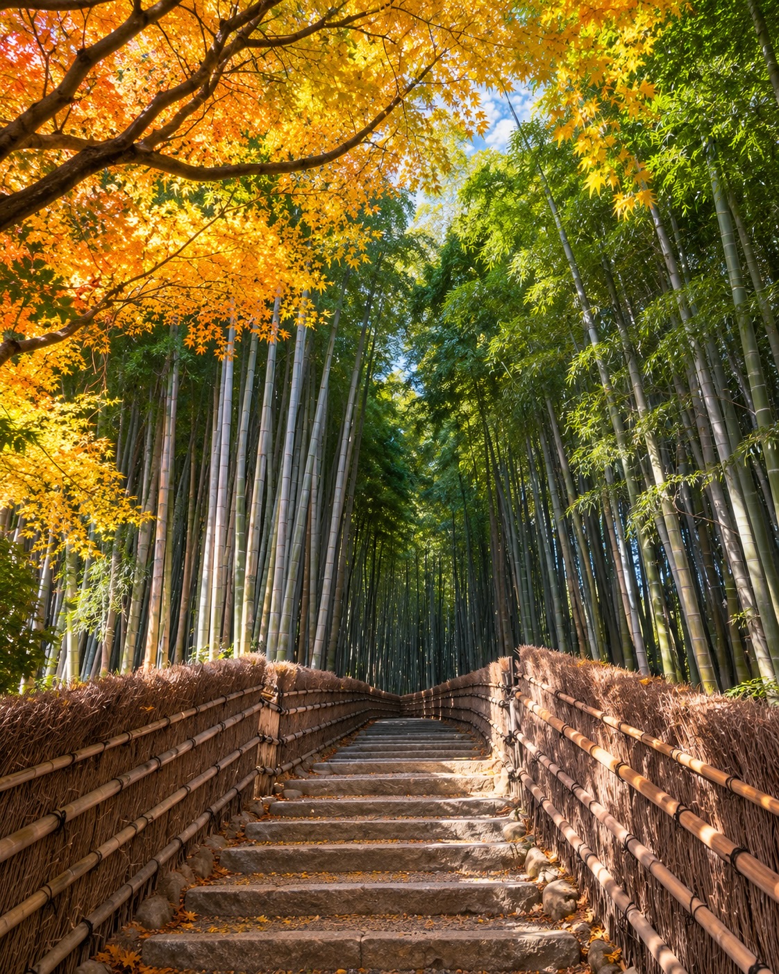 Adashino Nenbutsu-ji Temple's Autumn Beauty