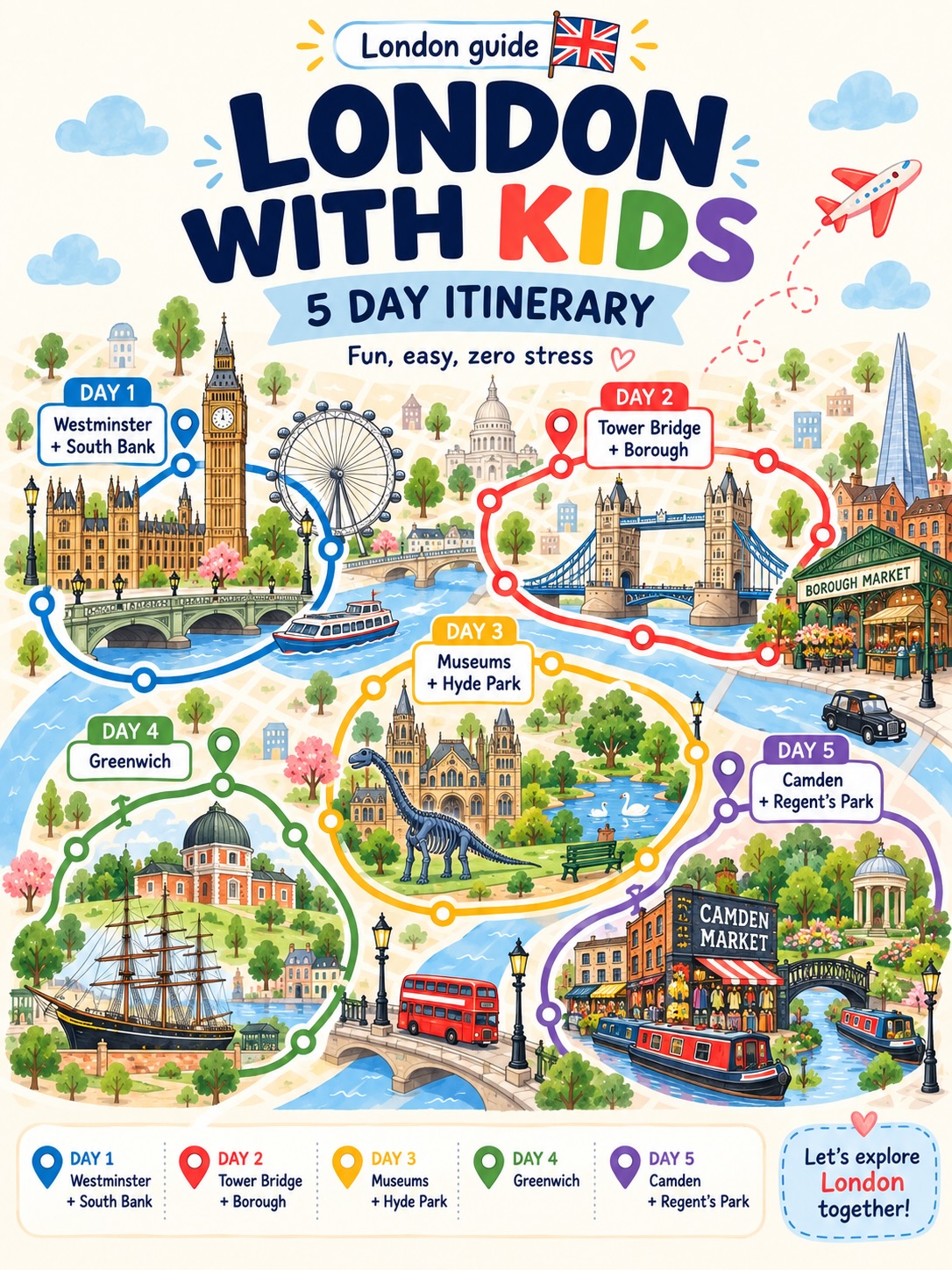 London Family Itinerary: A 5-Day Adventure
