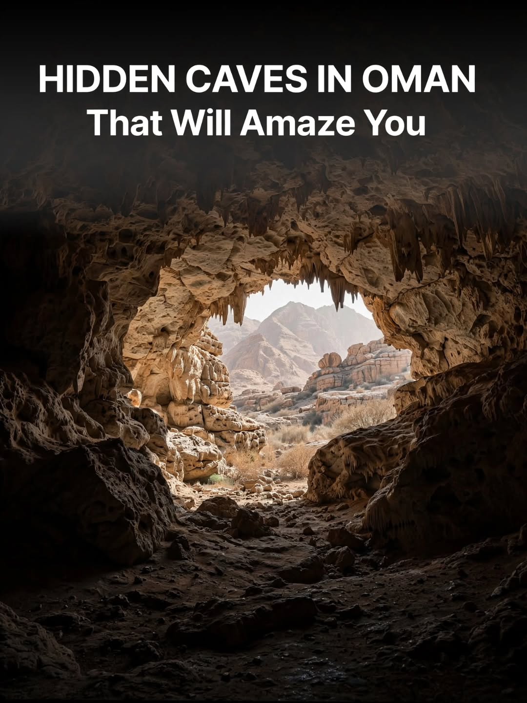 Oman's Magnificent Caves Showcase Natural Wonders