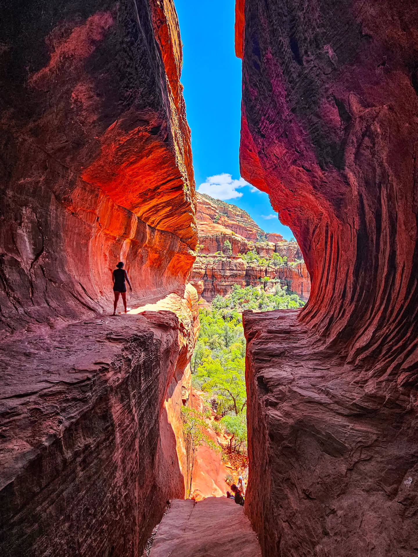 Sedona's Subway Cave Rock Formations