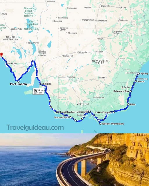 Coastal Drive: Sydney to Ceduna Itinerary
