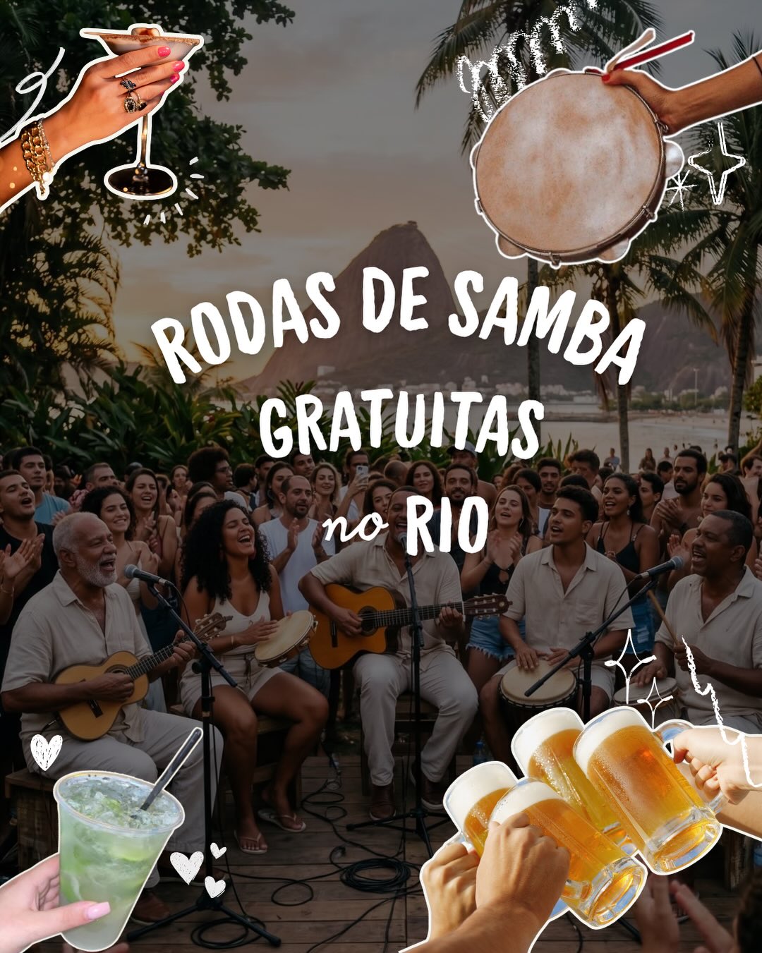 Free Samba Rodas in Rio de Janeiro