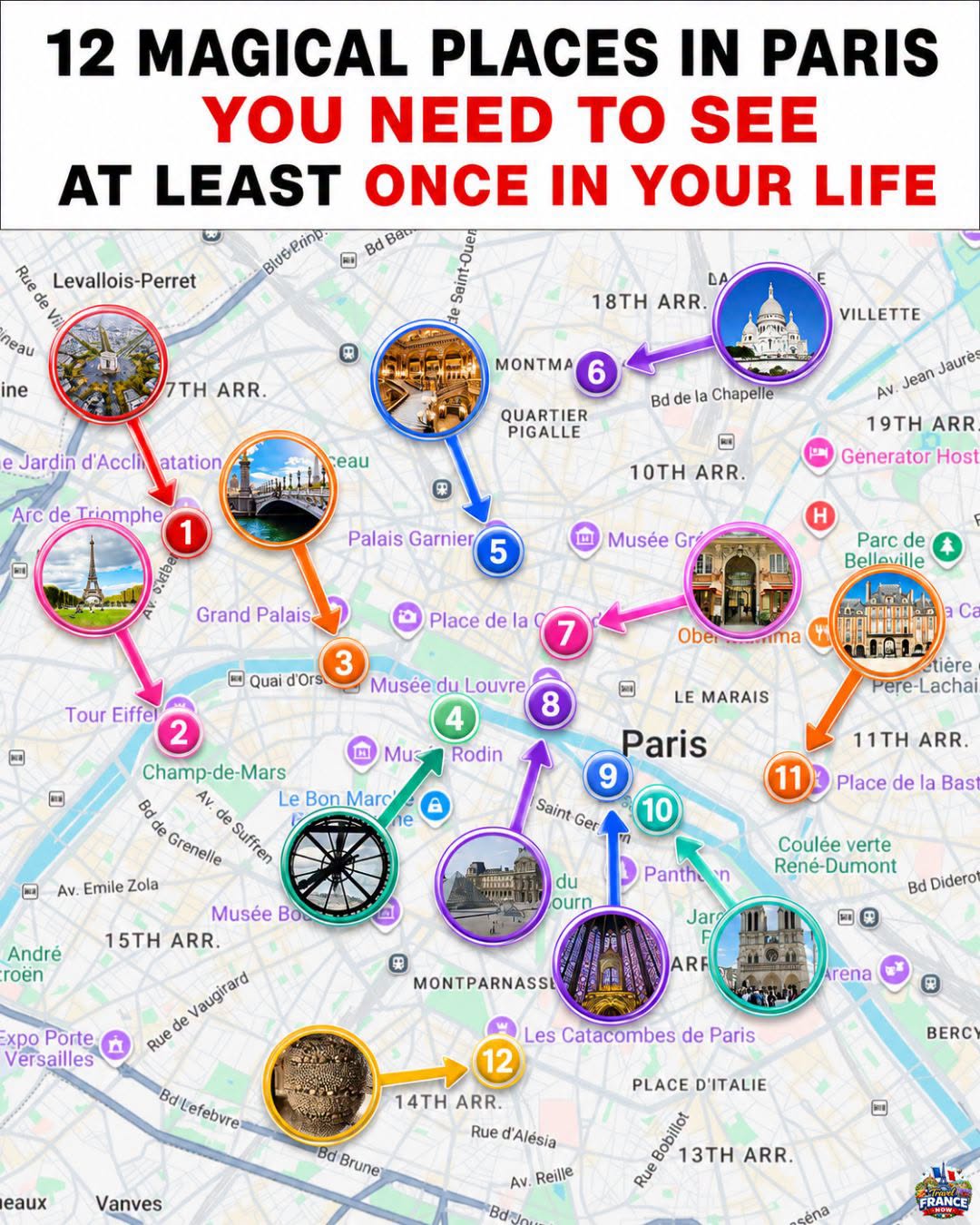 Iconic Paris Landmarks and Attractions