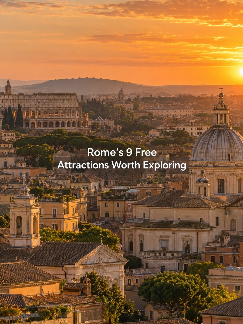 Nine Free Attractions To Explore In Rome