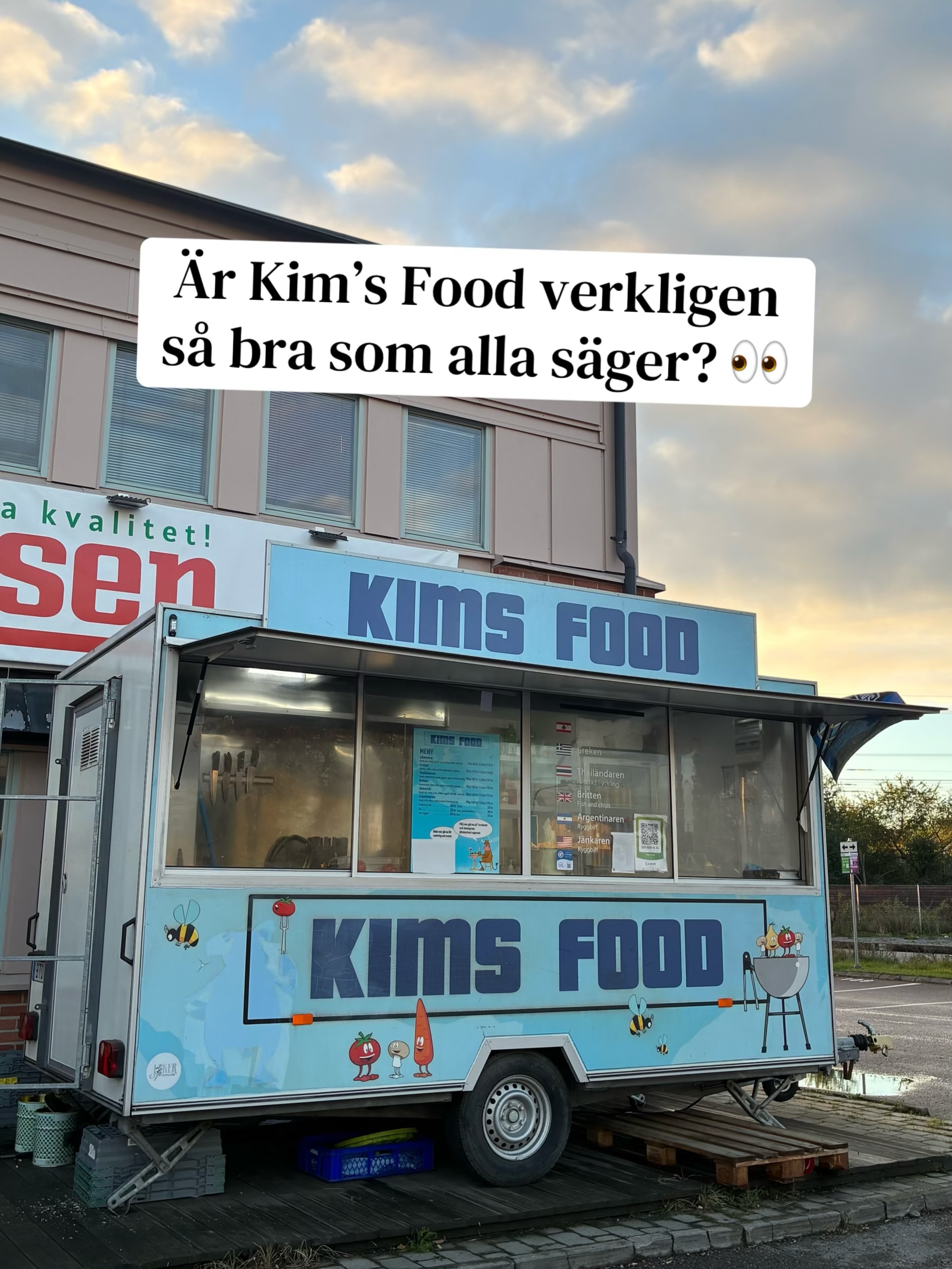 Uppsala Cathedral And Kims Food Truck