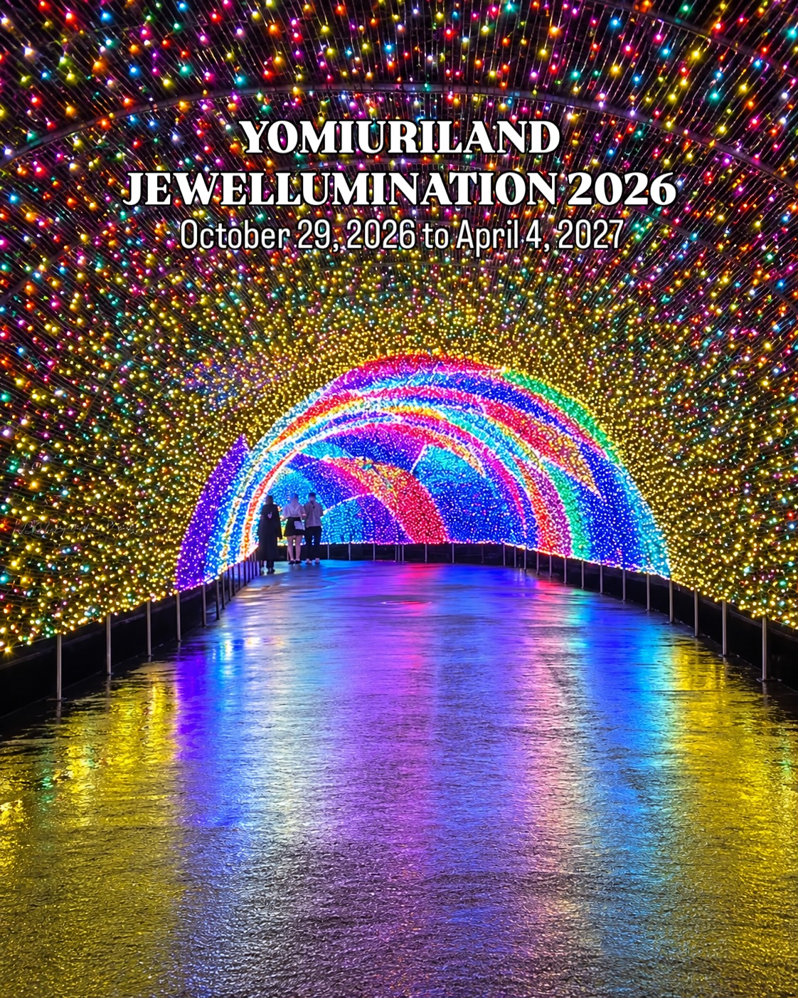 Tokyo's Yomiuriland Hosts Gemstone-Themed Winter Lights