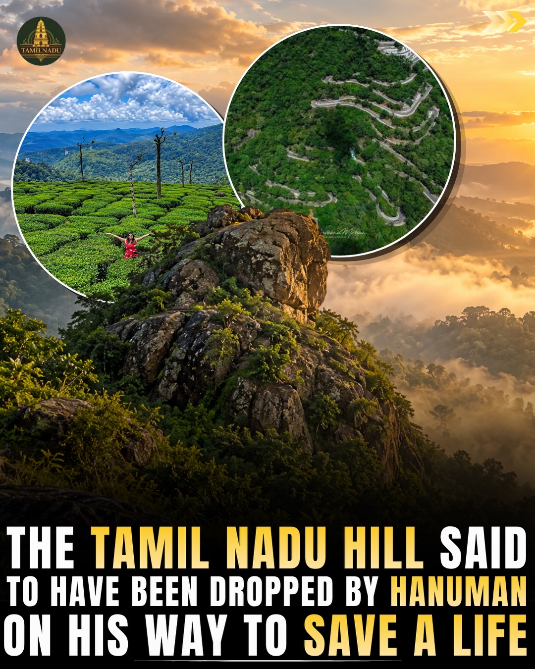 Tamil Nadu's Sirumalai Hill and Nearby Landmarks