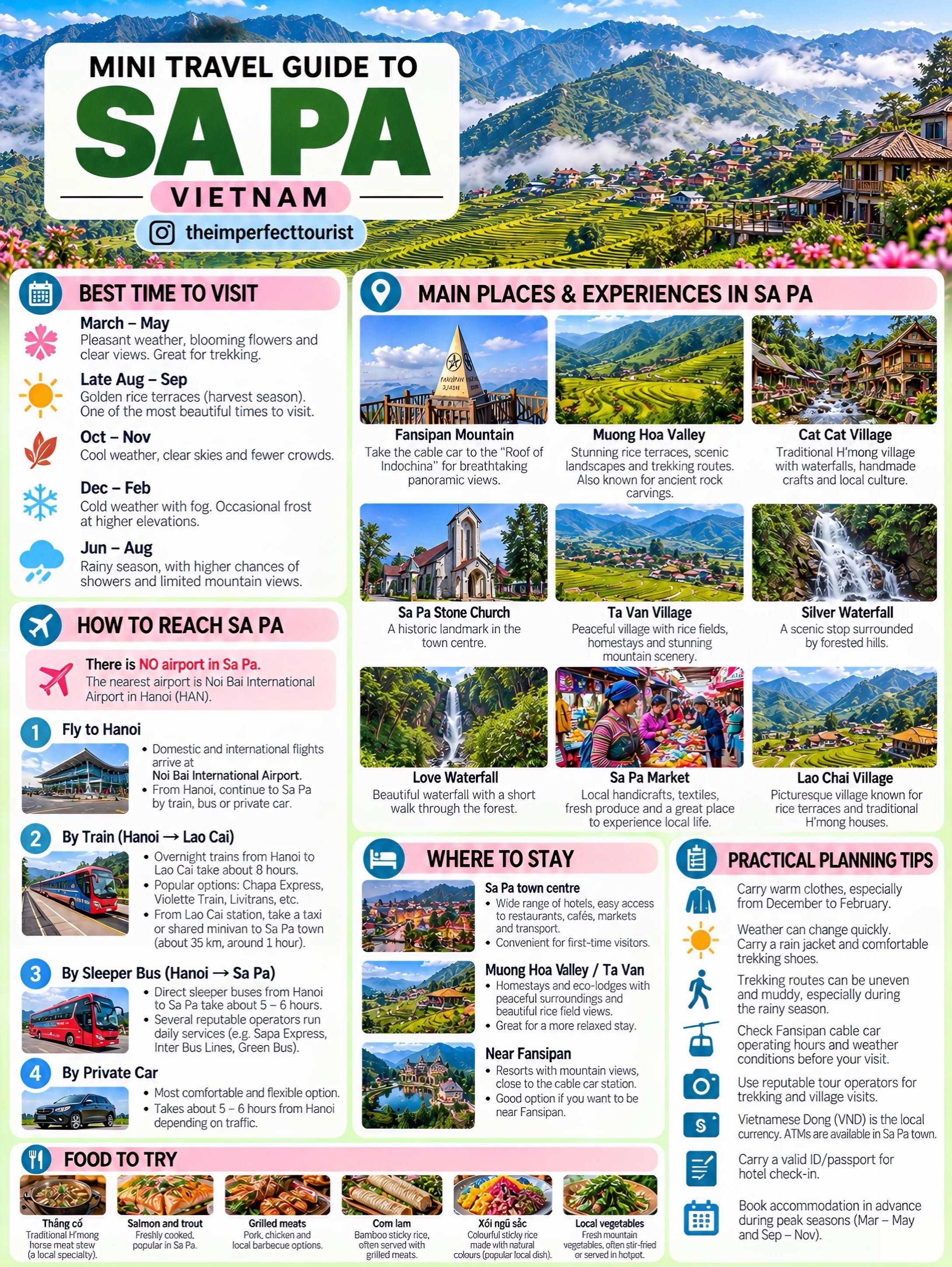 Sa Pa Travel Guide: Mountains, Waterfalls, and Villages