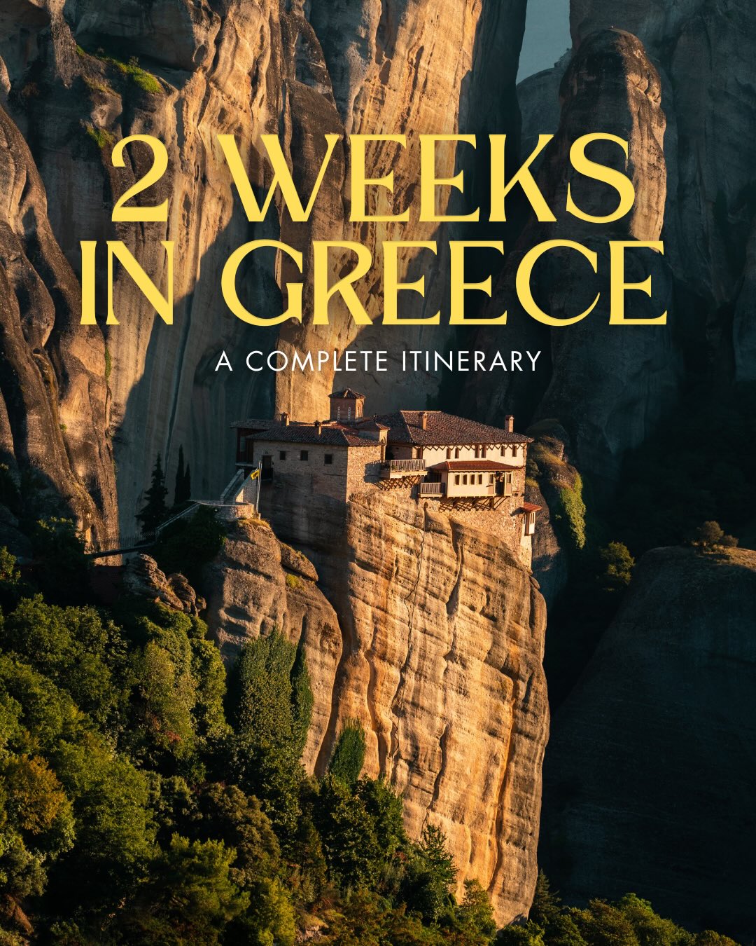 Two-Week Greek Backpacking Adventure Itinerary