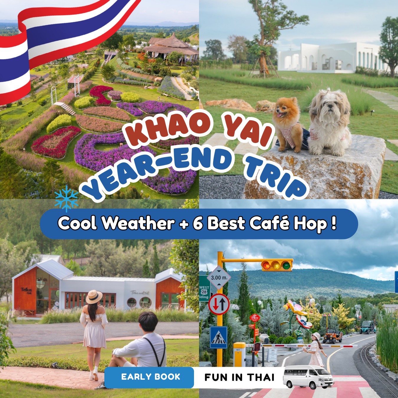 Khao Yai Cafes And Flower Gardens For Year-End Trip