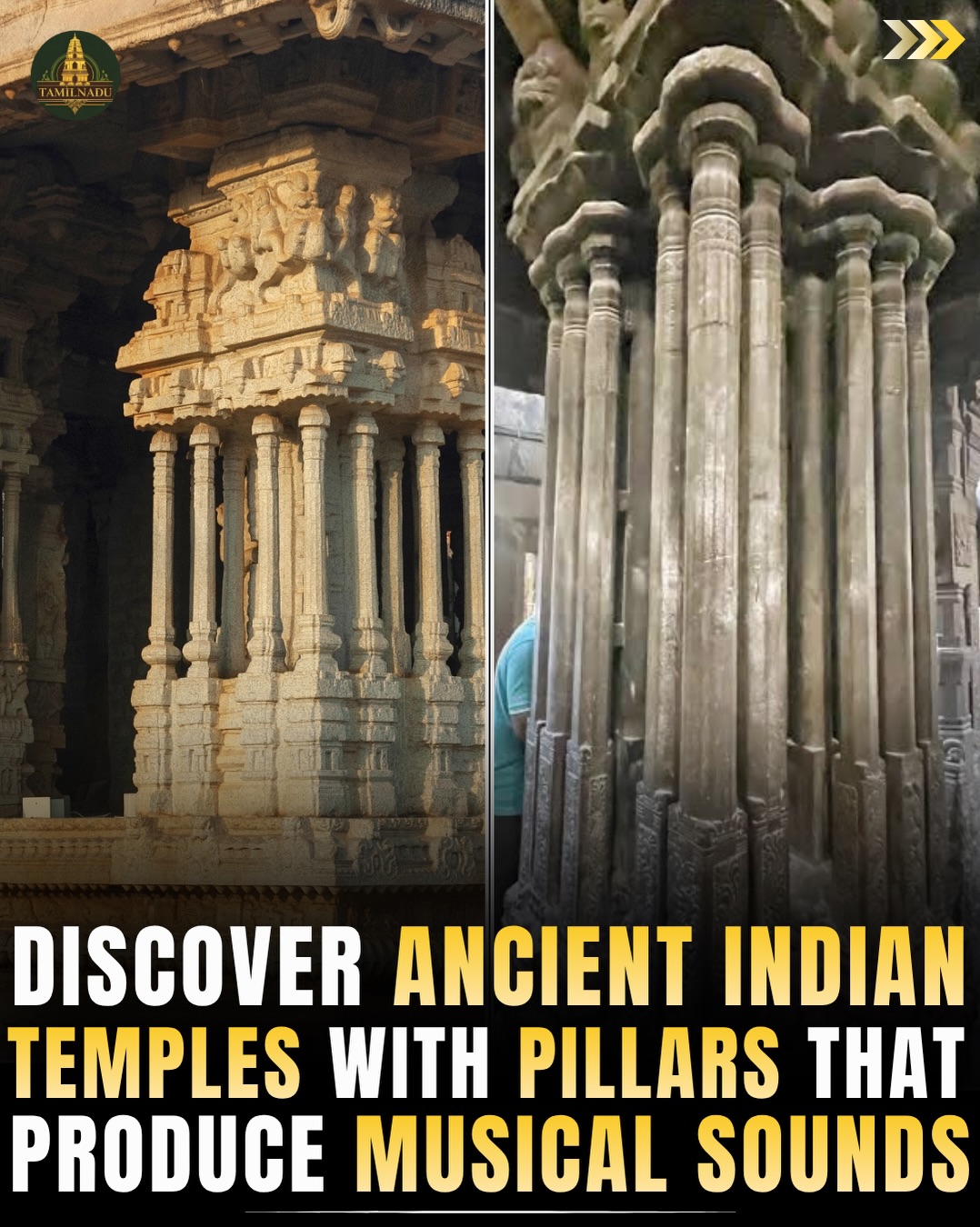 Five Temples With Musical Pillars Showcase Architecture