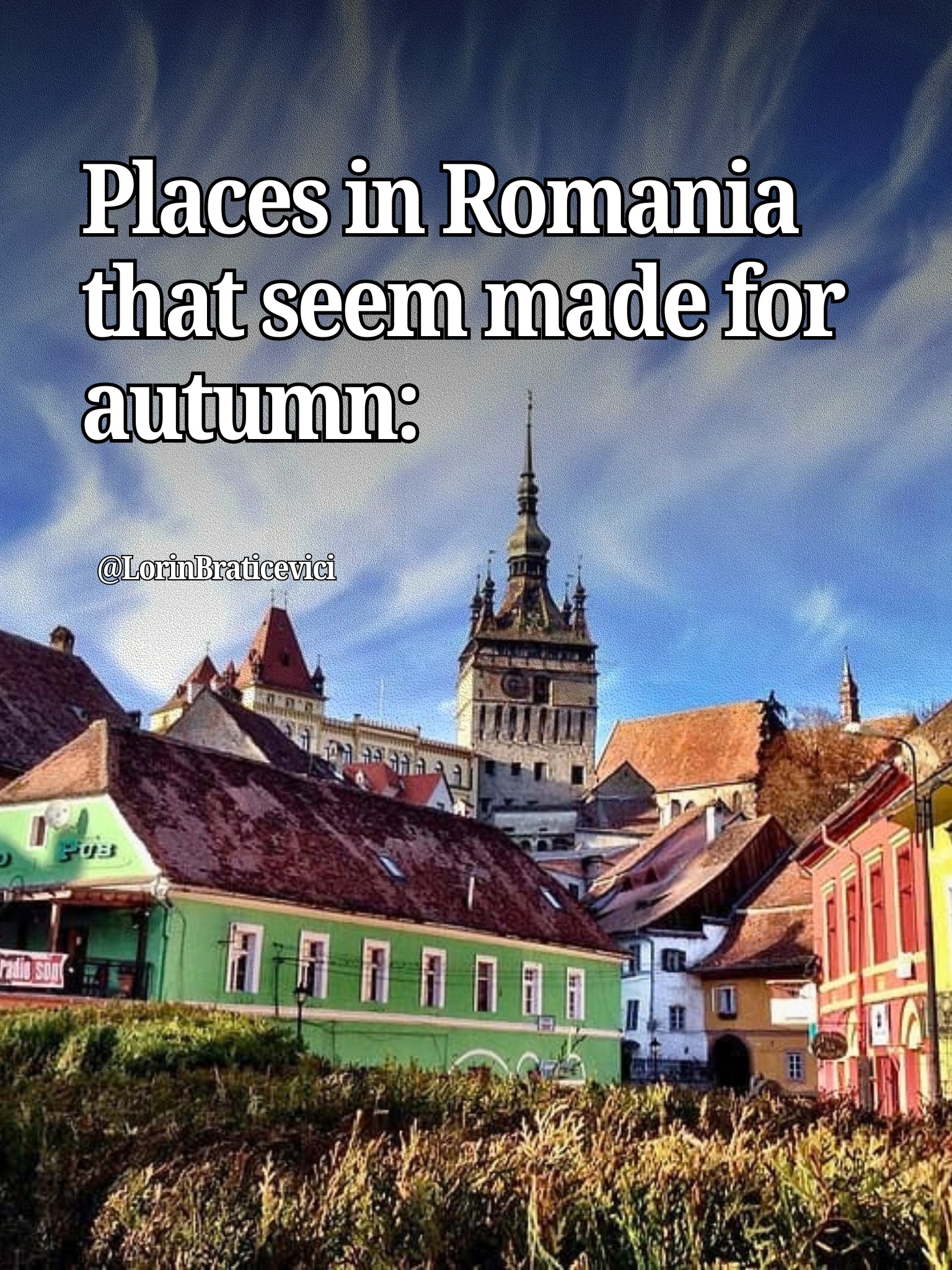 Discover Romania's Autumn Charm: Castles, Towns, and Lakes