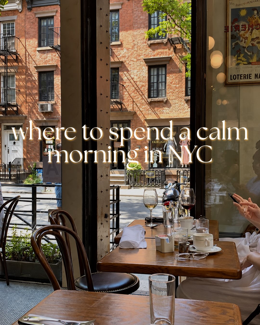 New York City's Serene Spots For A Quiet Morning