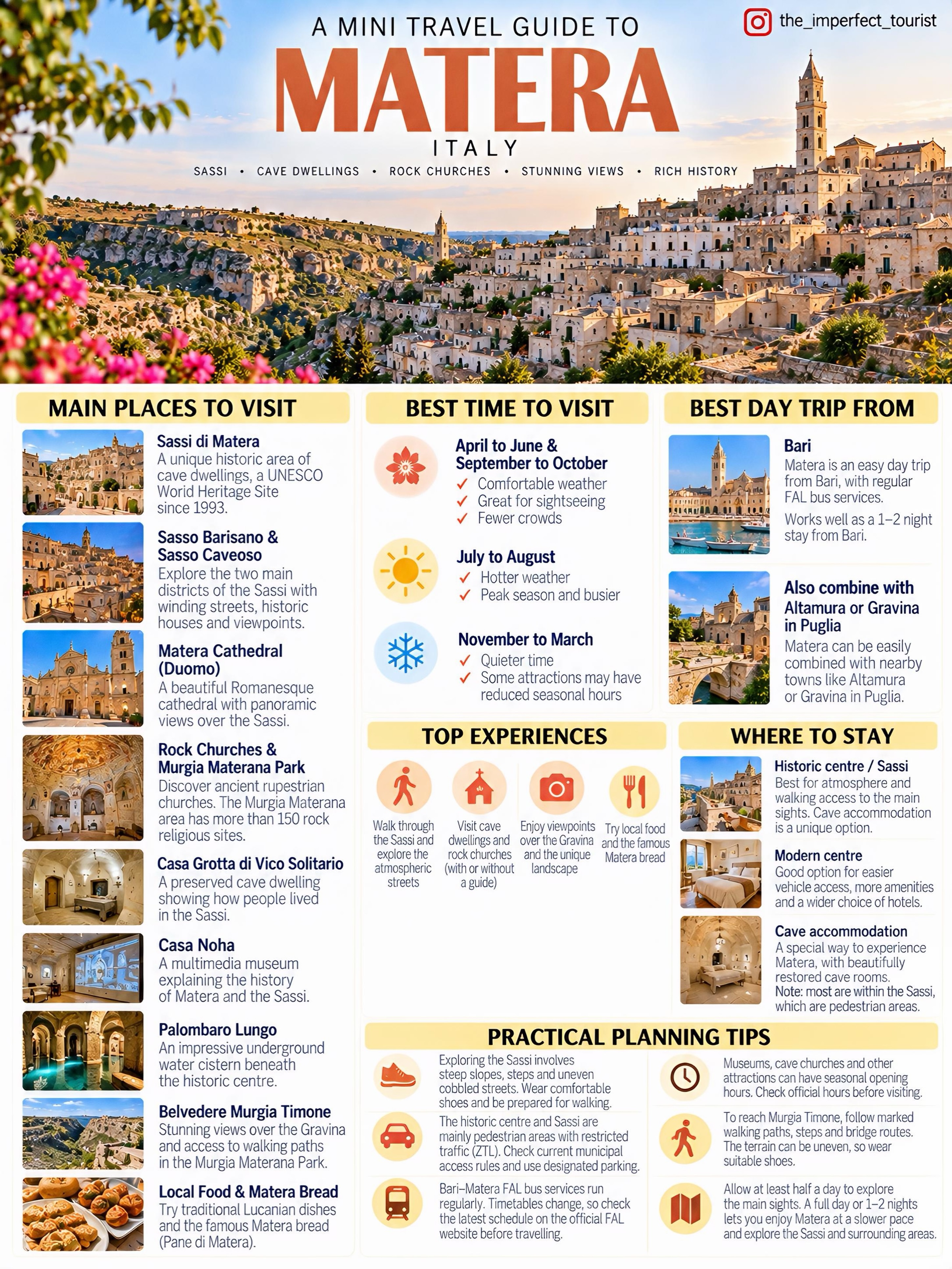 Matera's Sassi, Cave Churches, and Puglia Day Trips