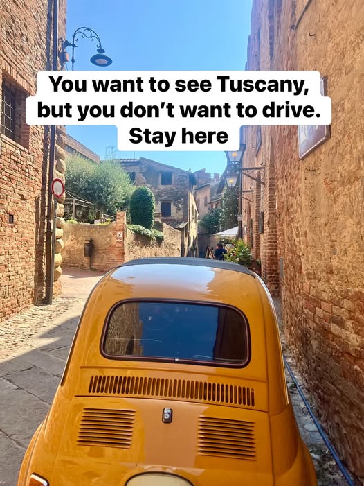 Tuscan Towns Perfect For Car-Free Exploration