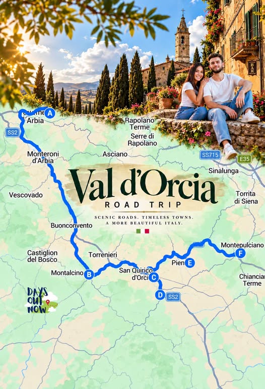 Tuscan Road Trip Through Val D'Orcia's Hill Towns