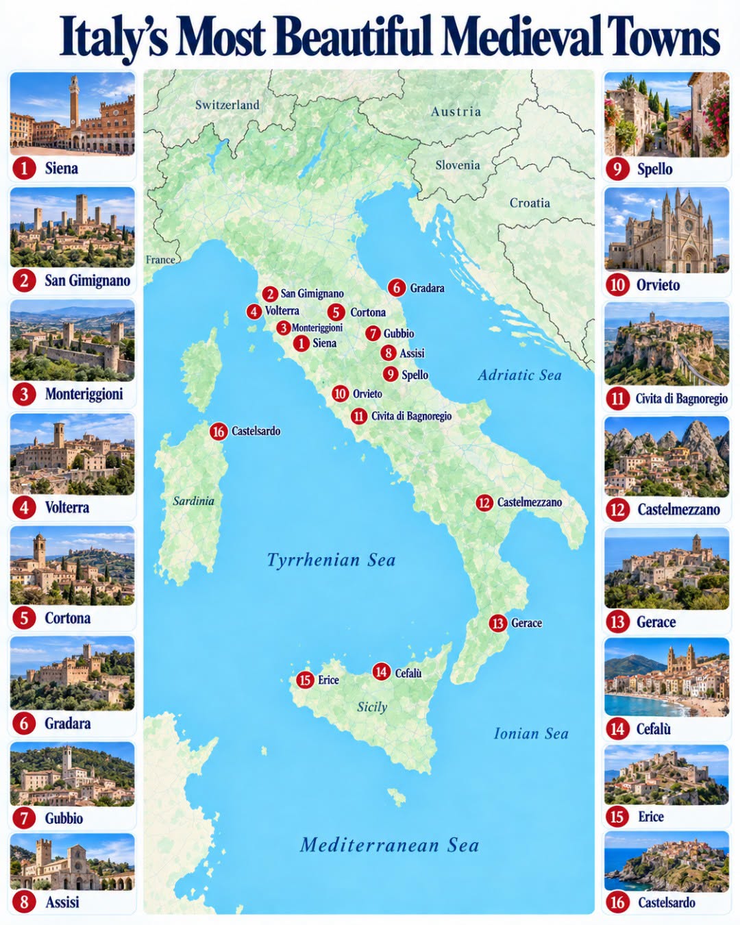 Italy's Most Charming Medieval Hill Towns