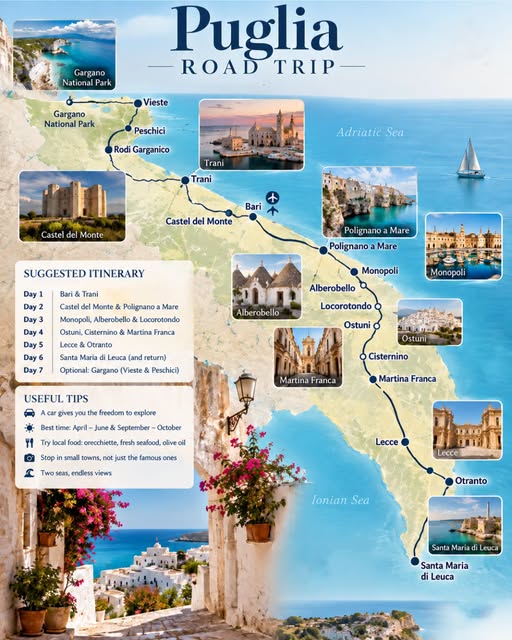 20 Places in Apulia