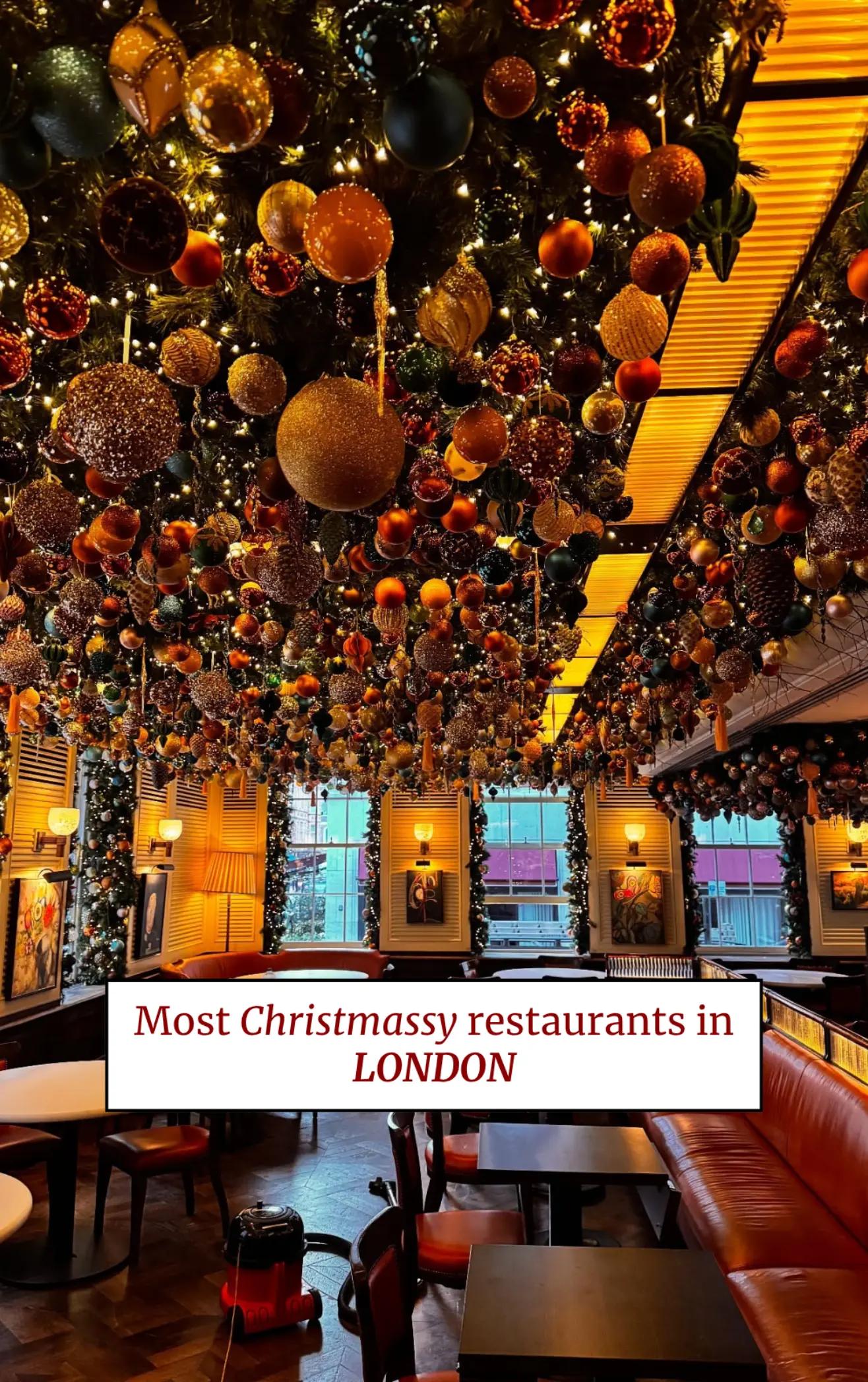 London Restaurants Decked Out For The Holidays