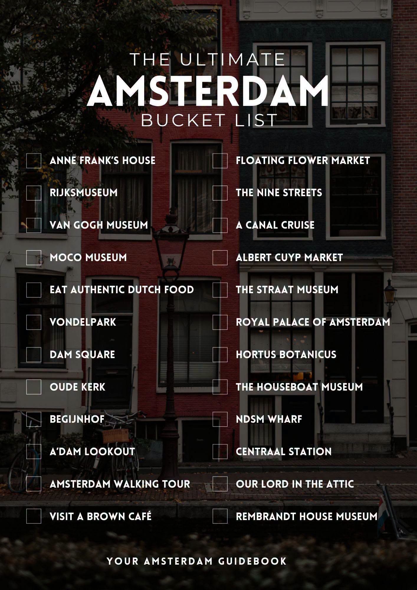 Top Amsterdam Attractions And Experiences