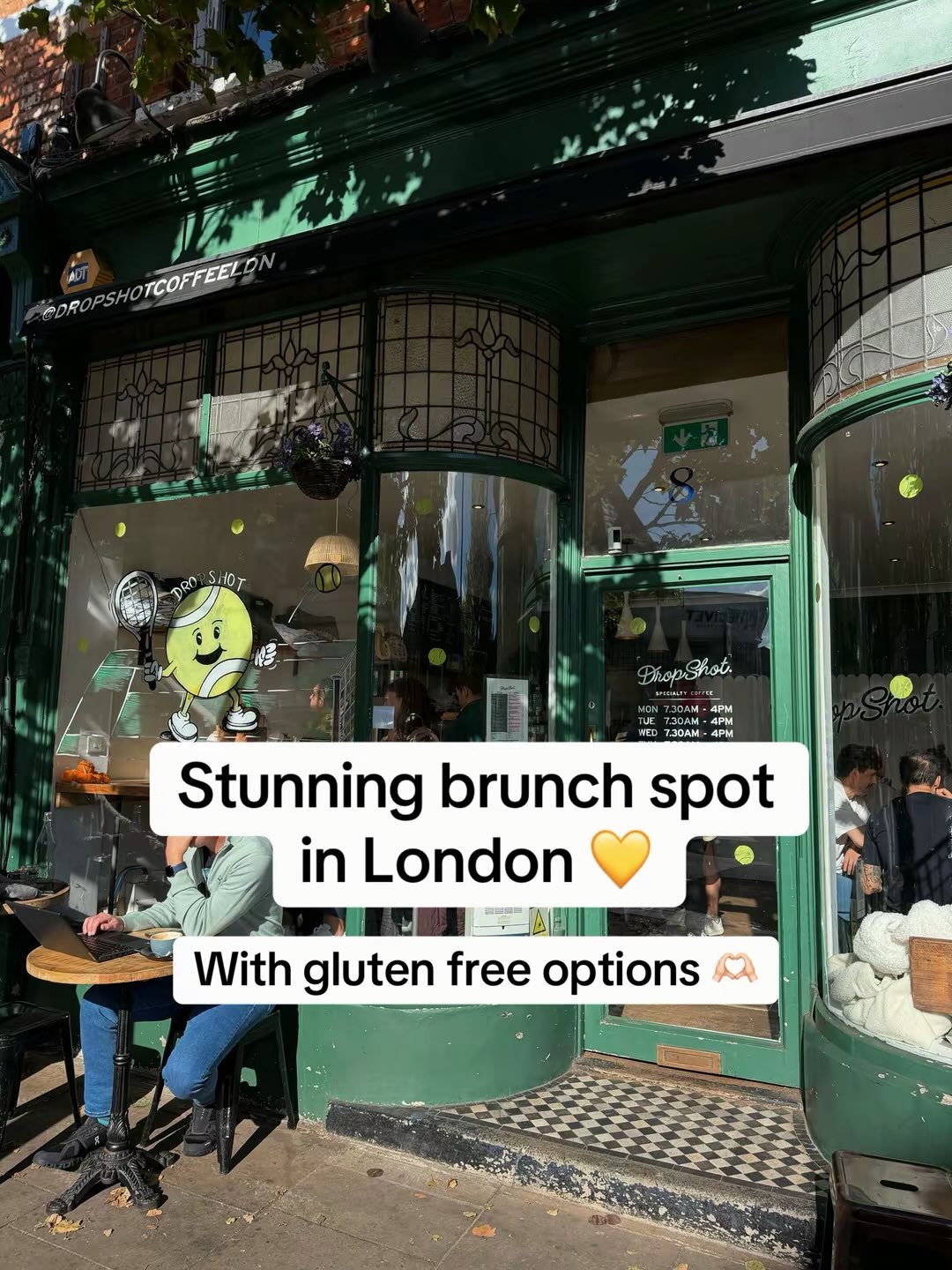 London Cafes With Tennis-Themed Gluten-Free Menus