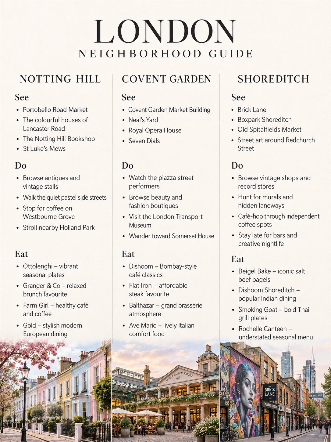 Explore London Neighborhoods and Plan Rome Trips