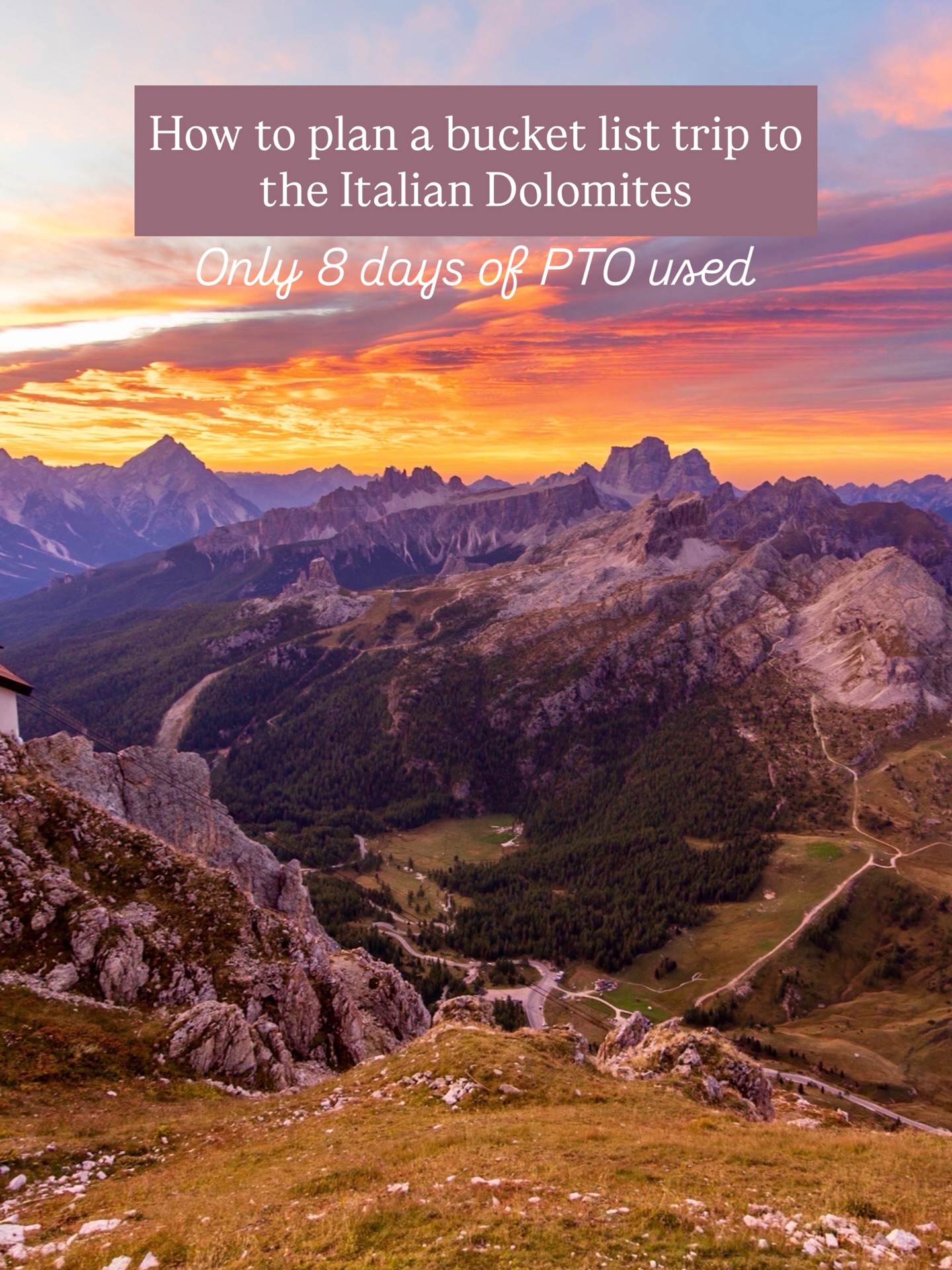 Italian Dolomites Hiking Adventure Via Alta Via 1