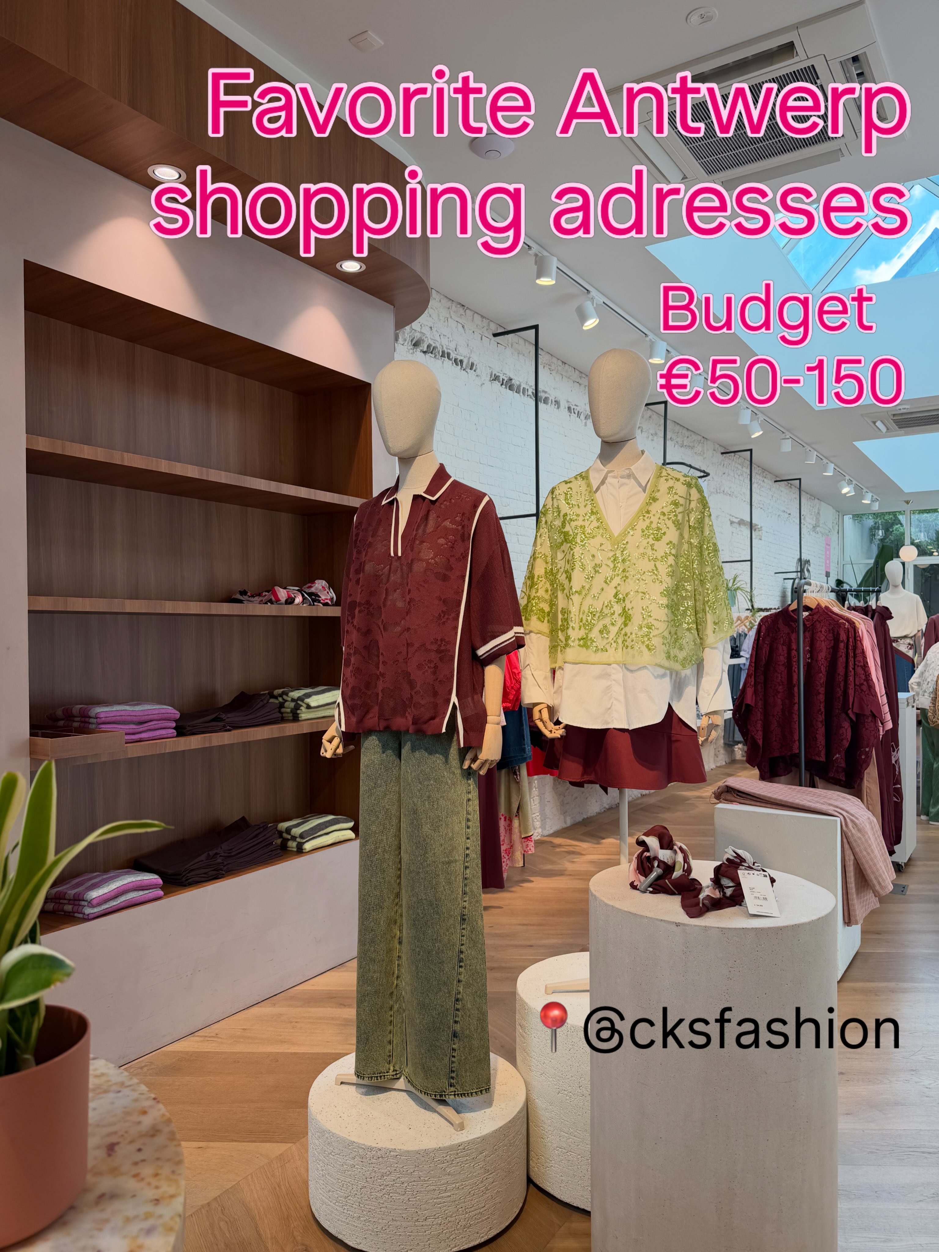 Eight Antwerp Fashion Stores Within Walking Distance