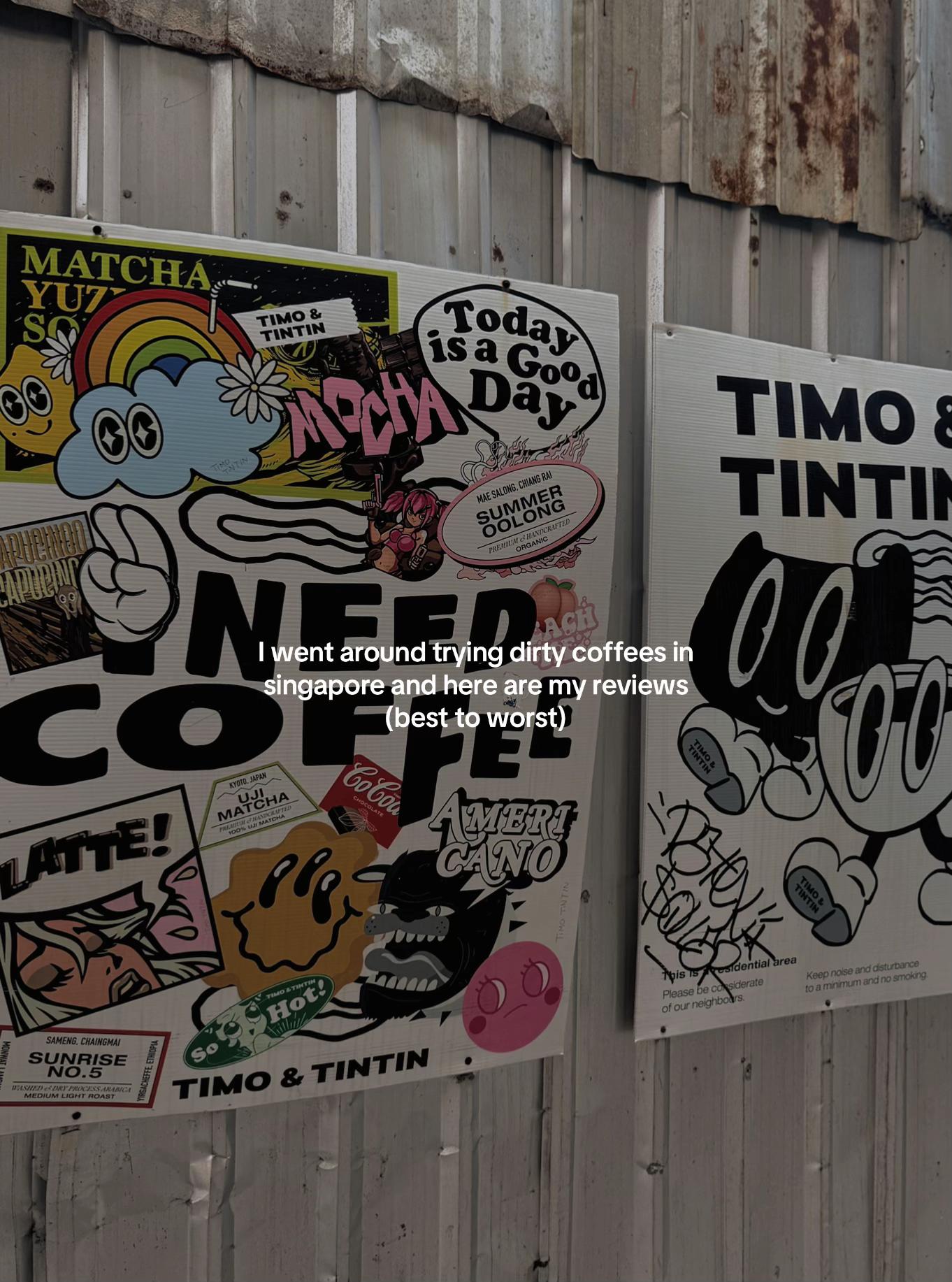 Singapore Cafes With Dirty Coffee Reviews